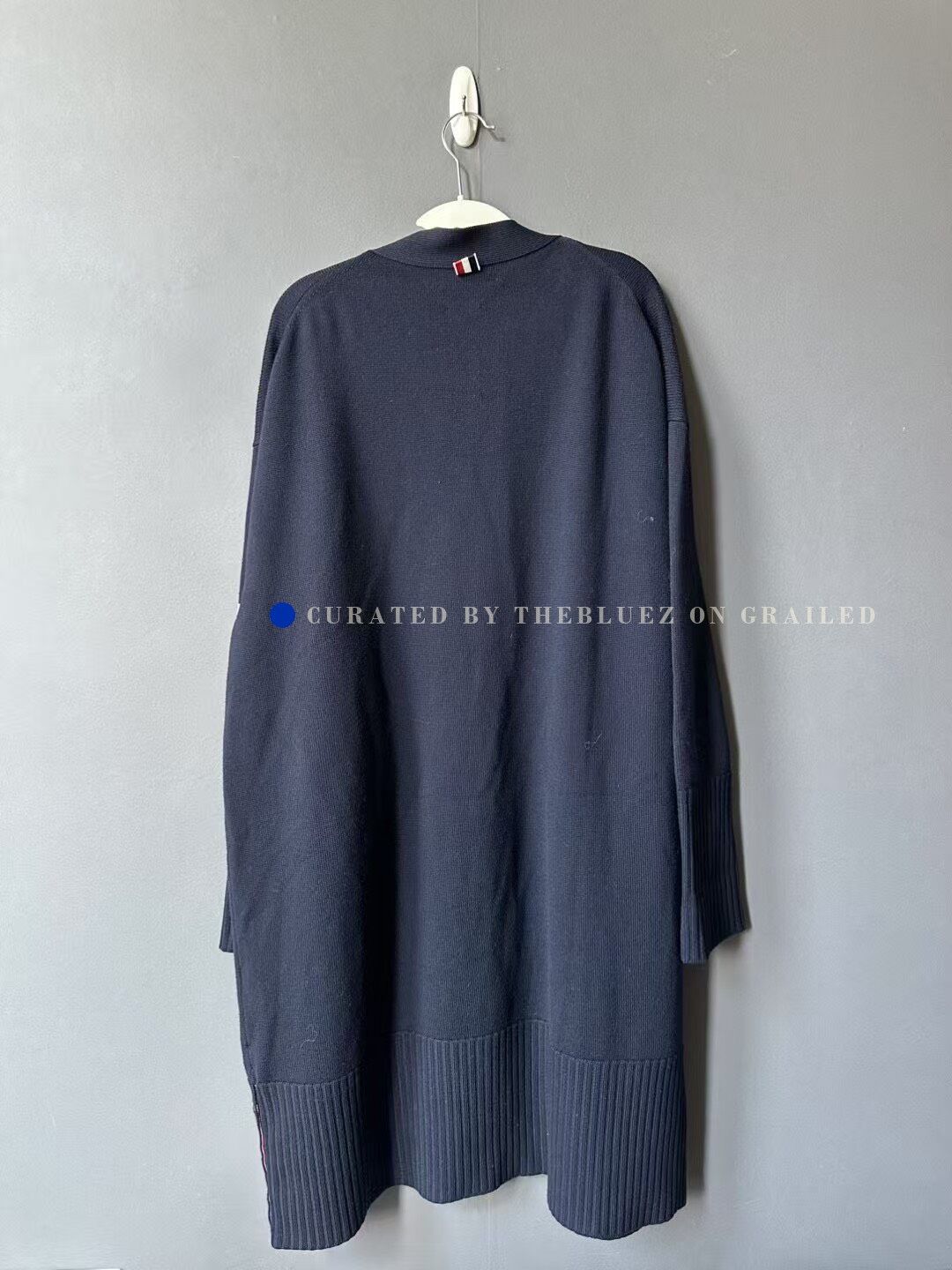 Thom Browne Thom Browne Long Wool Cardigan Size US XXS / EU 40 - 2 Thumbnail