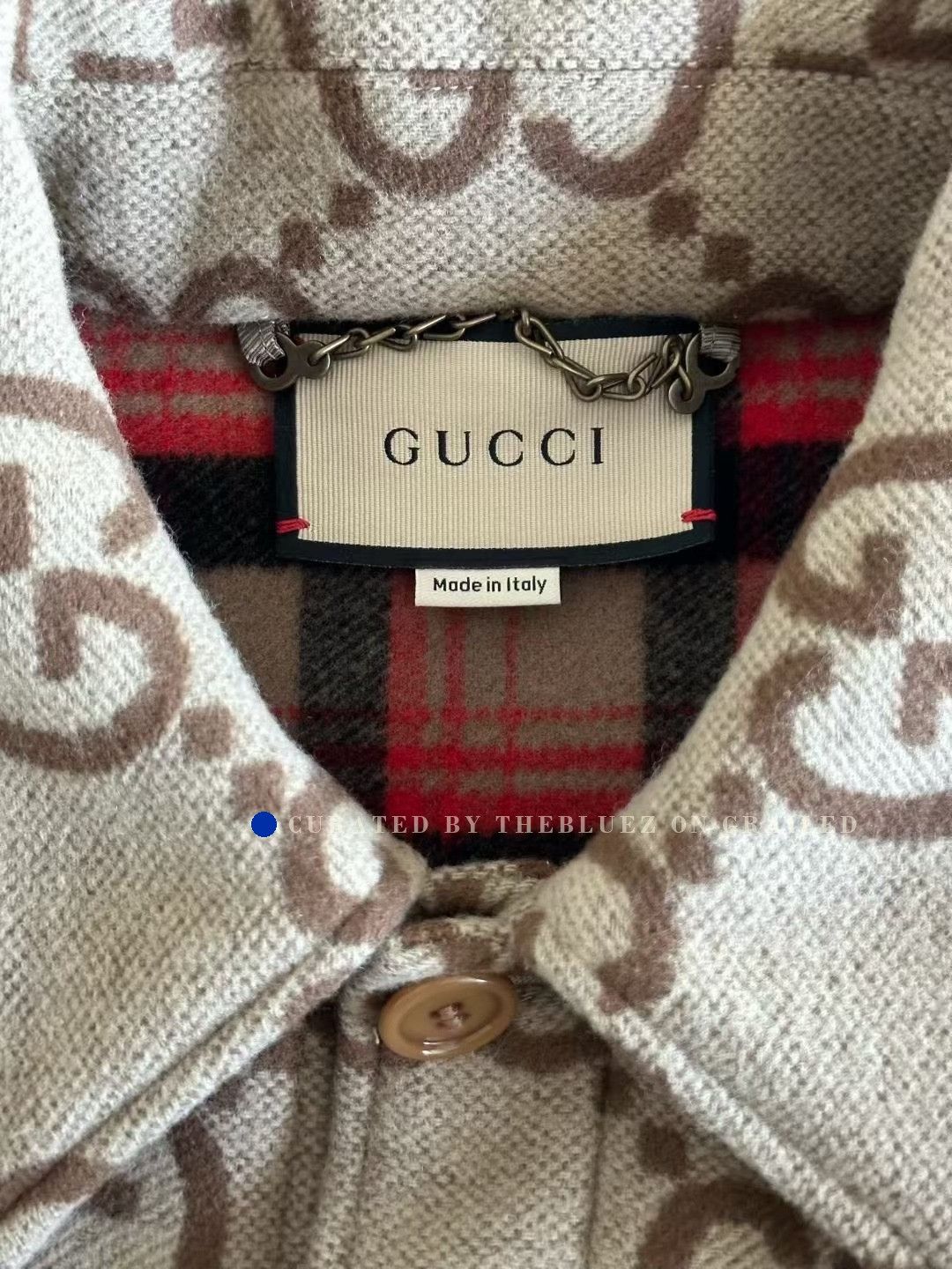 Gucci Gucci Brown All-Over Print Wool Coat Size US S / EU 44-46 / 1 - 3 Thumbnail