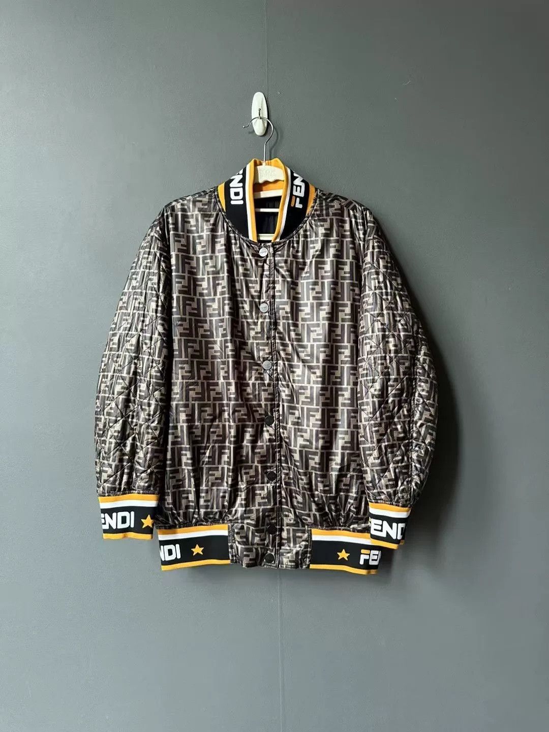 Fendi Fendi Reversible All-over Print Puffer Jacket Size US XXS / EU 40 - 2 Thumbnail