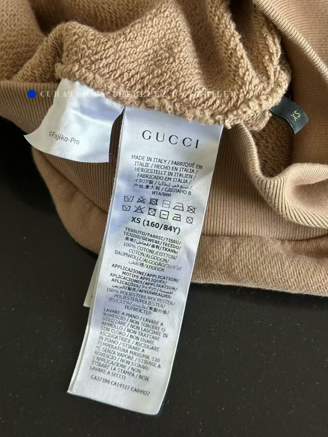 Gucci Gucci Doraemon Embroidery Brown Hoodie Size US L / EU 52-54 / 3 - 4 Thumbnail