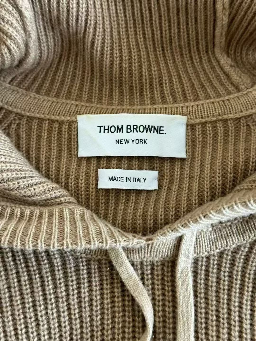 Thom Browne Thom Browne Brown Cashmere Hoodie Size US S / EU 44-46 / 1 - 3 Thumbnail