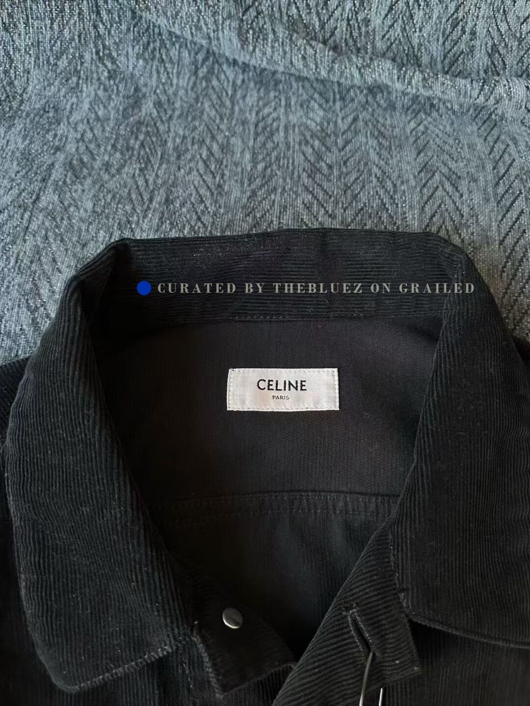 Celine Celine Corduroy Slogan Jacket Size US XL / EU 56 / 4 - 3 Thumbnail