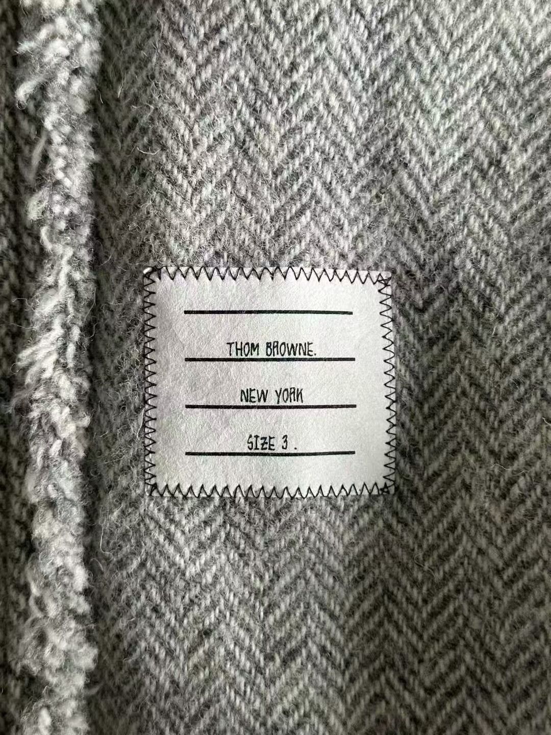 Thom Browne Thom Browne Frayed Tassel Wool Jacket Size US L / EU 52-54 / 3 - 4 Thumbnail