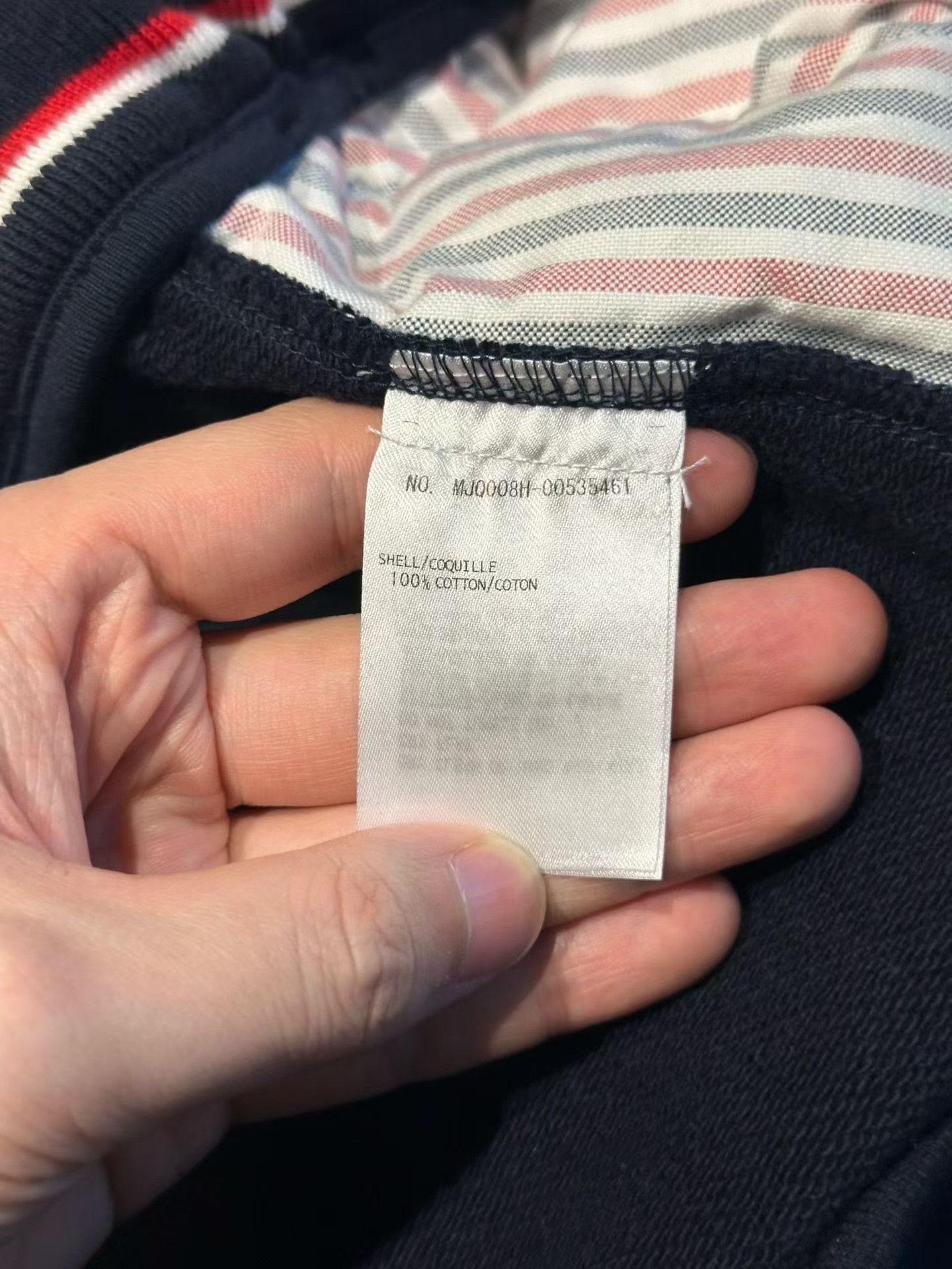 Thom Browne Thom Browne Gray/Navy Knit Sweatpants Size US 26 / EU 42 - 6 Thumbnail