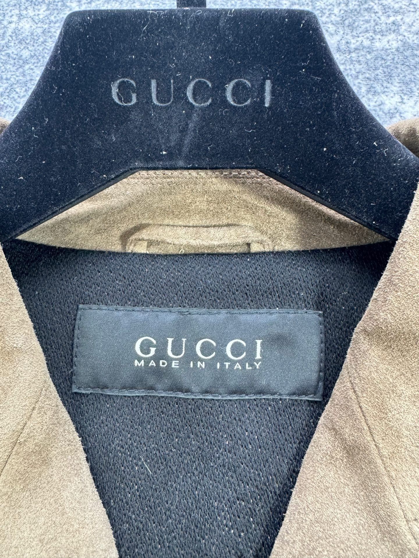 Gucci Gucci Out-of-Print Cowhide Jacket Size US L / EU 52-54 / 3 - 3 Thumbnail