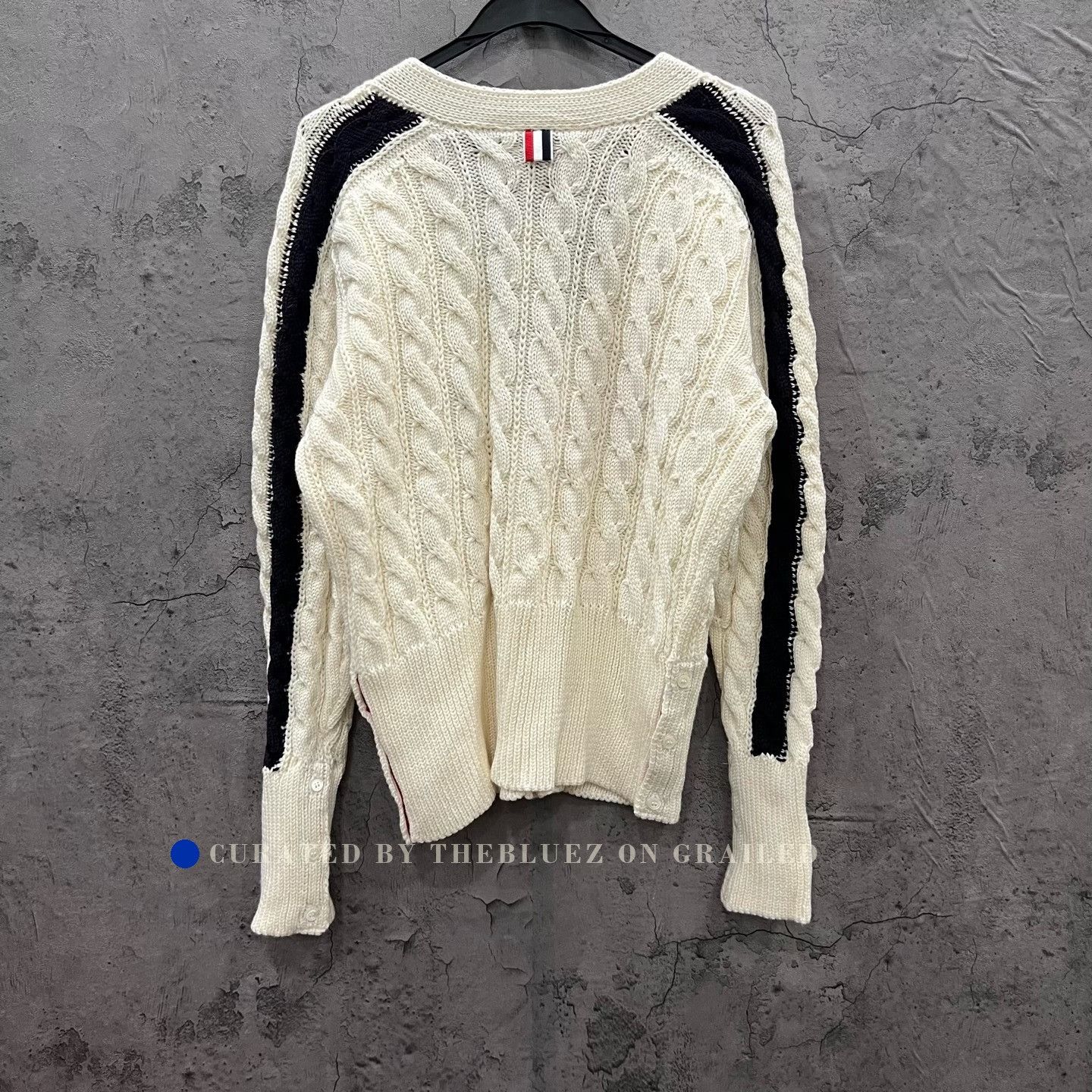 Thom Browne Thom Browne TB Color Block Wool Knit Cardigan Size US L / EU 52-54 / 3 - 5 Thumbnail