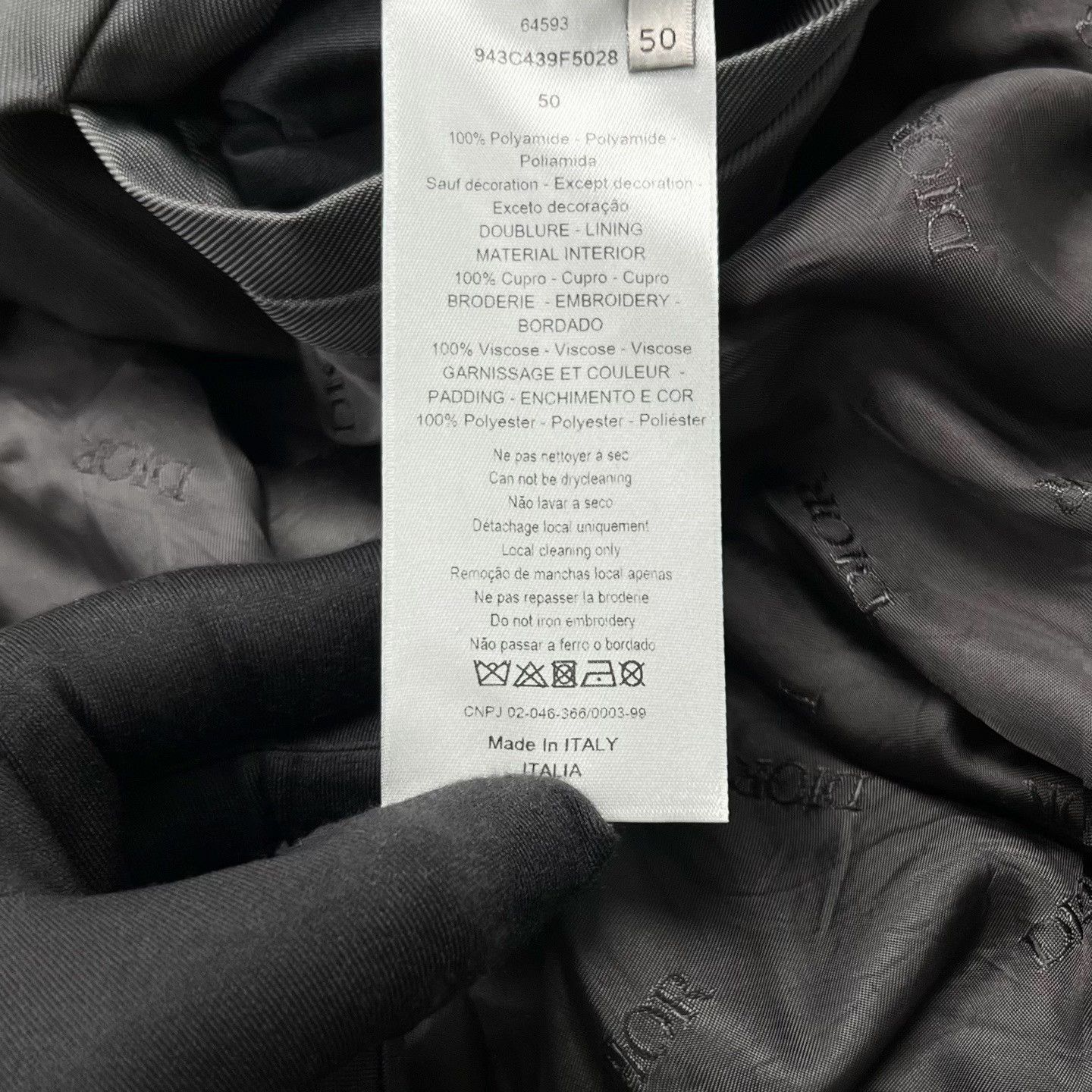 Dior Dior Gray Floral Embroidered Bomber Jacket Size US M / EU 48-50 / 2 - 5 Thumbnail