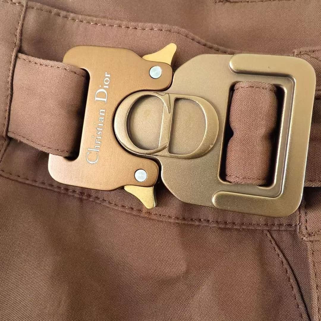 Dior Dior Brown Utility Buckle Cargo Shorts Size US 28 / EU 44 - 5 Thumbnail