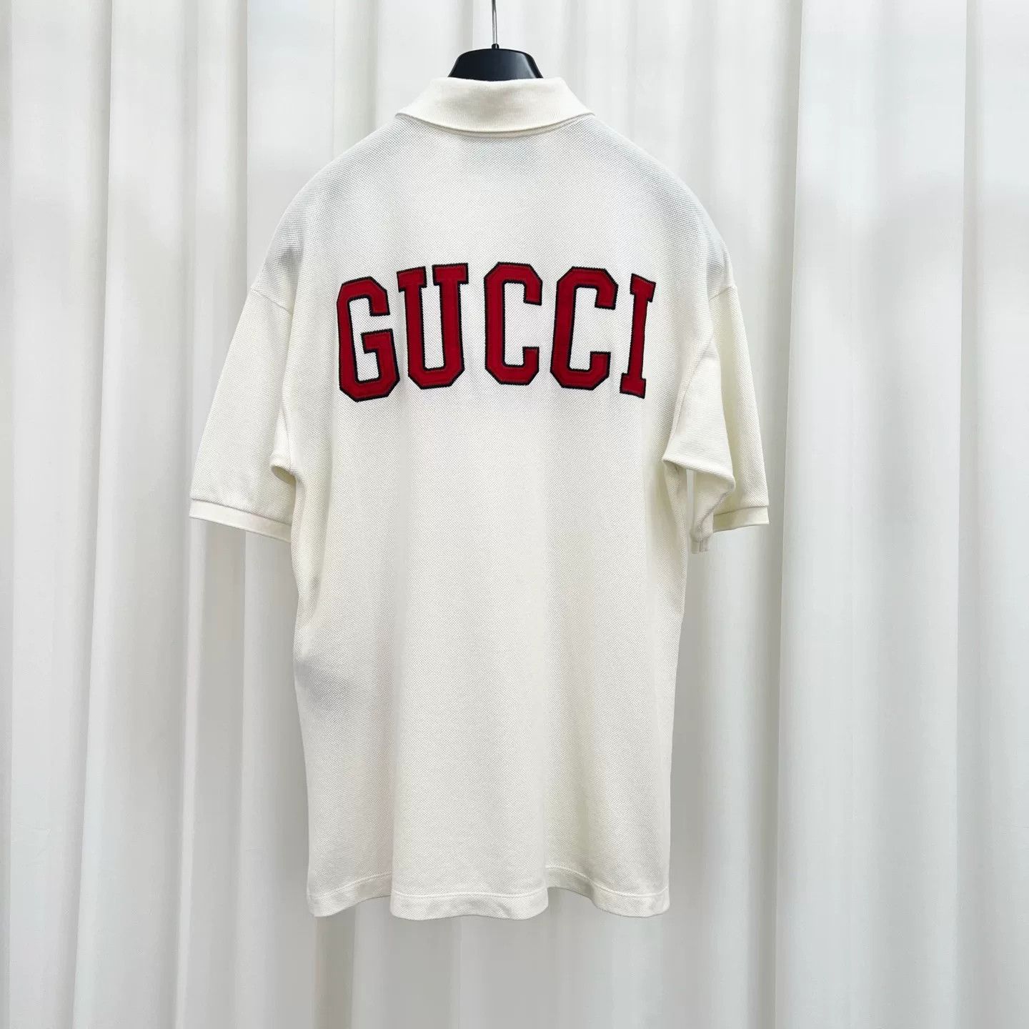Gucci Gucci NY Embroidered Logo Web Polo Size US XS / EU 42 / 0 - 2 Thumbnail