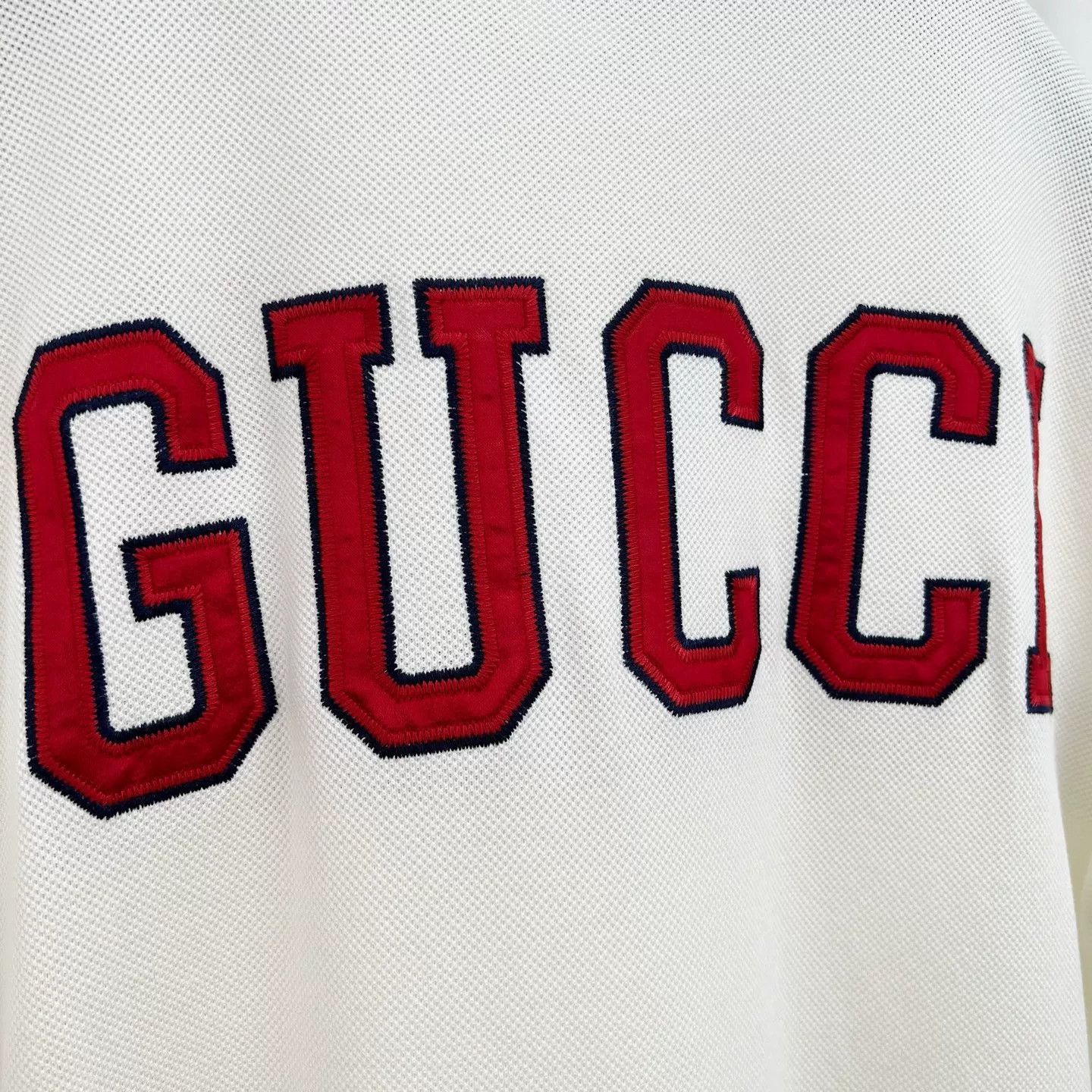 Gucci Gucci NY Embroidered Logo Web Polo Size US XS / EU 42 / 0 - 5 Thumbnail