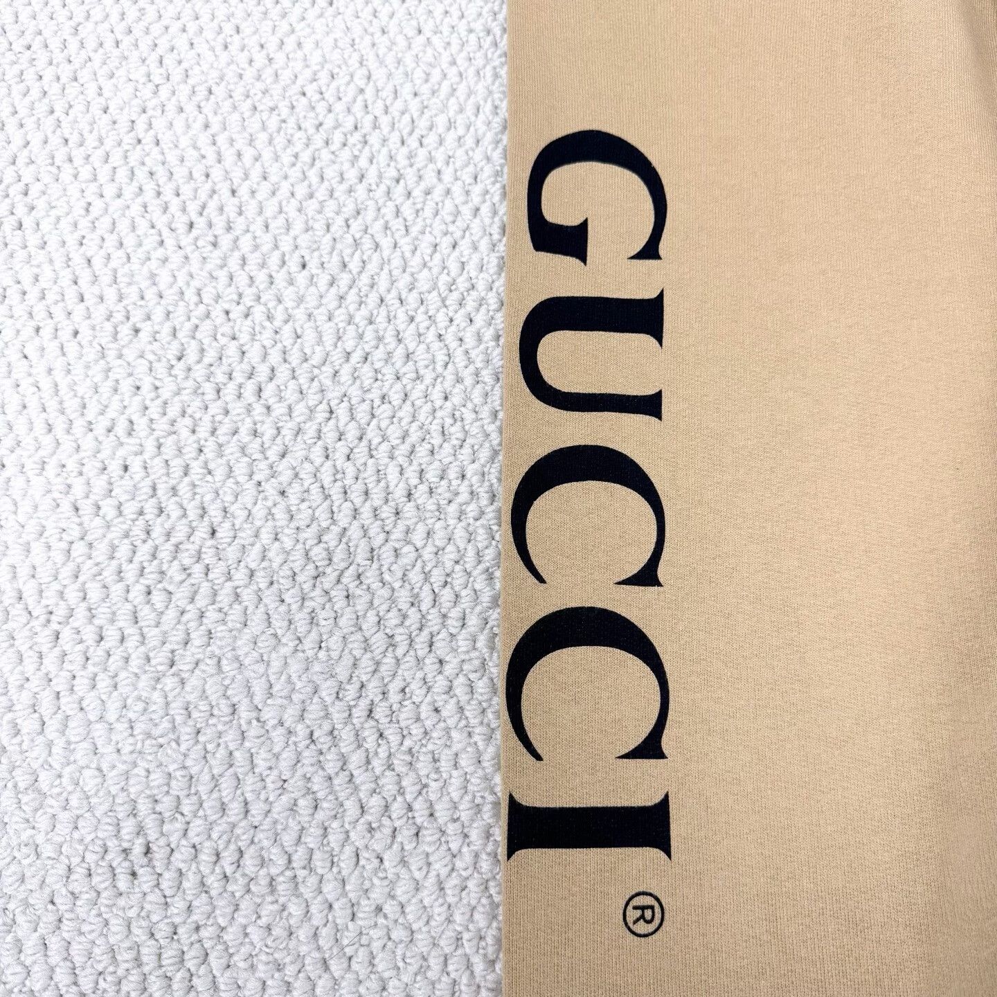 Gucci Gucci Beige Half-Zip Arm Logo Hoodie Size US S / EU 44-46 / 1 - 5 Thumbnail