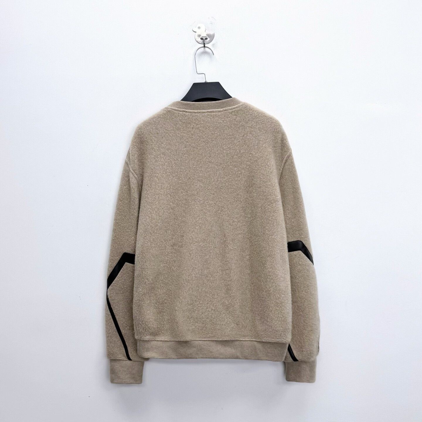 Hermes Hermes FW22 Beige Diamond Patchwork Wool Knit Size US S / EU 44-46 / 1 - 2 Thumbnail