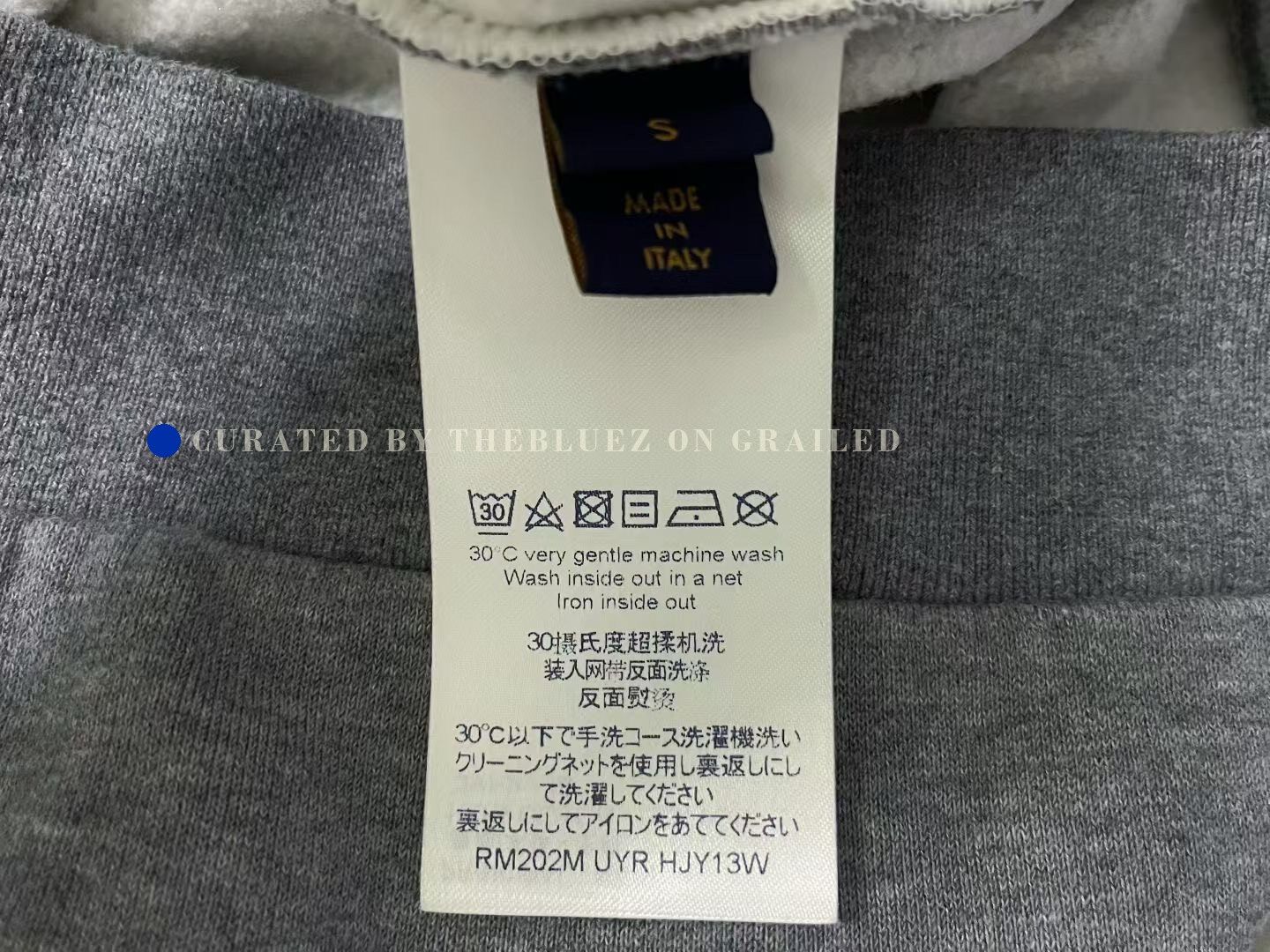 Louis Vuitton Louis Vuitton LV x Nigo LV² Gray Hoodie Size US S / EU 44-46 / 1 - 3 Thumbnail