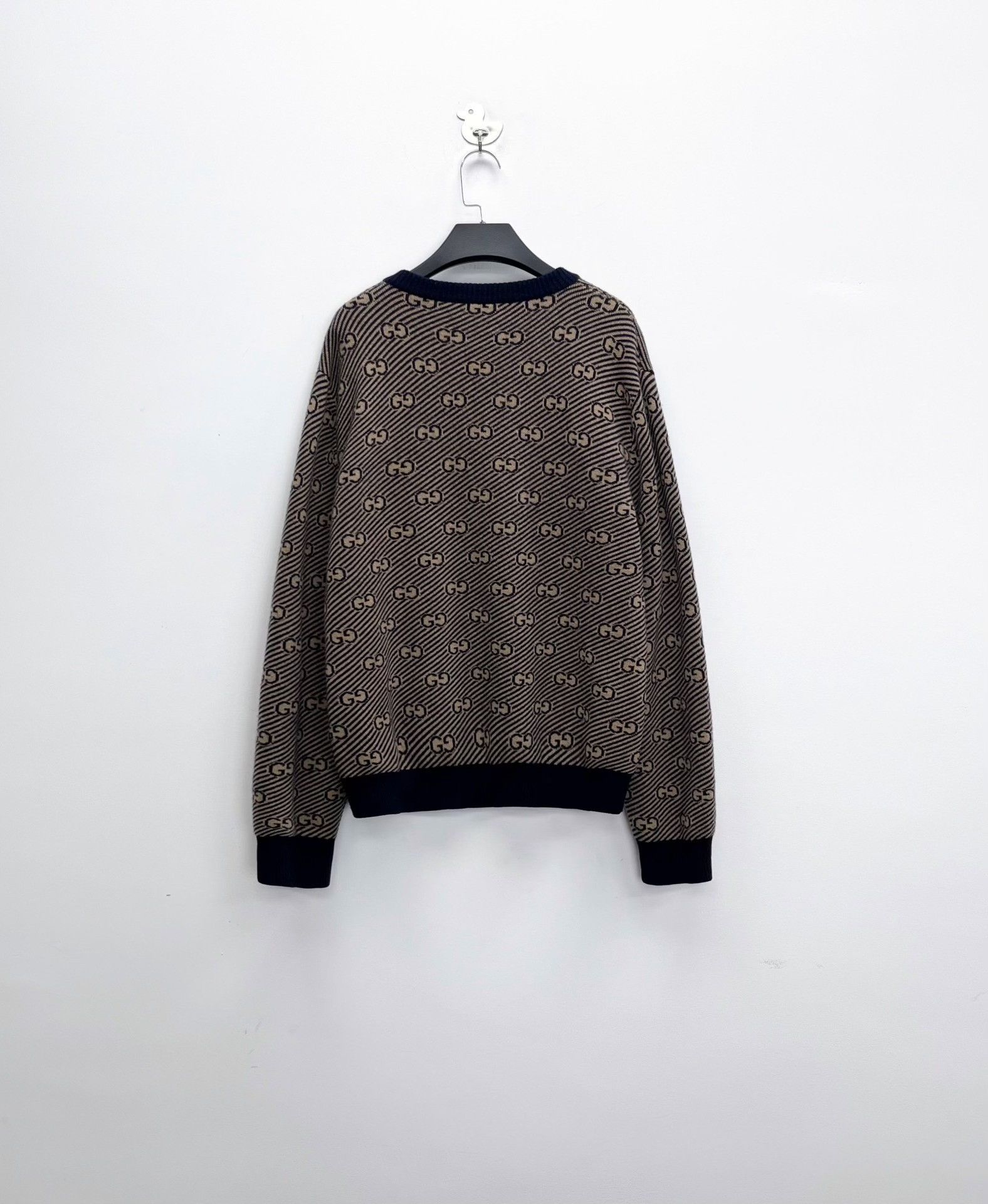Gucci Gucci GG Monogram Striped Knit Sweater Size US M / EU 48-50 / 2 - 2 Thumbnail