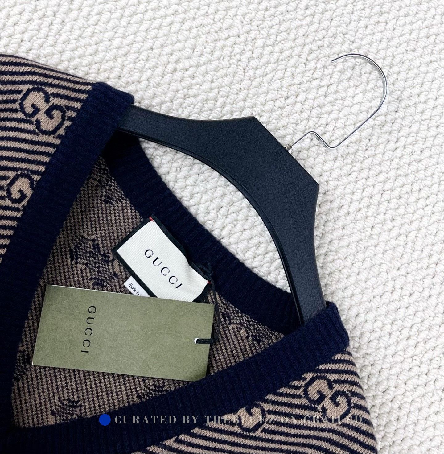 Gucci Gucci GG Monogram Striped Knit Sweater Size US M / EU 48-50 / 2 - 3 Thumbnail