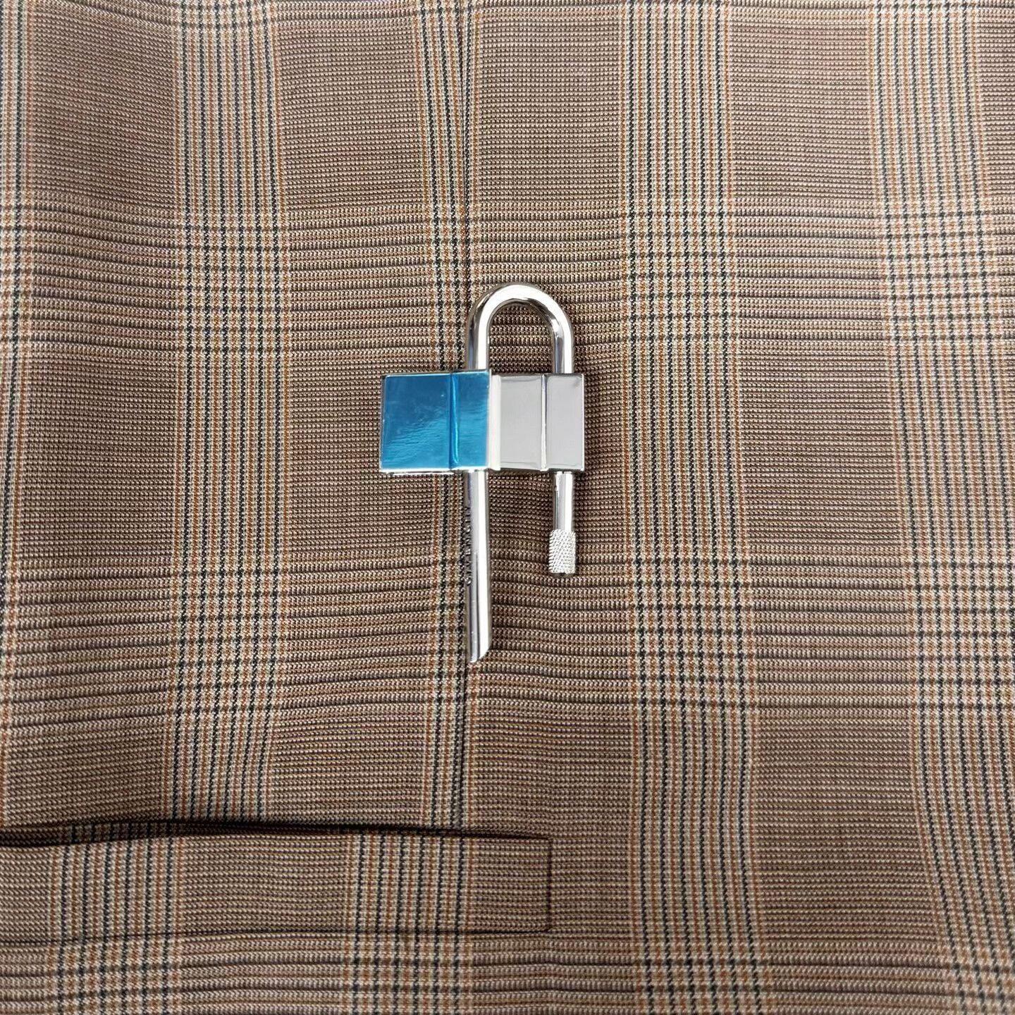 Givenchy Givenchy Brown Houndstooth Wool Coat Size US S / EU 44-46 / 1 - 6 Thumbnail