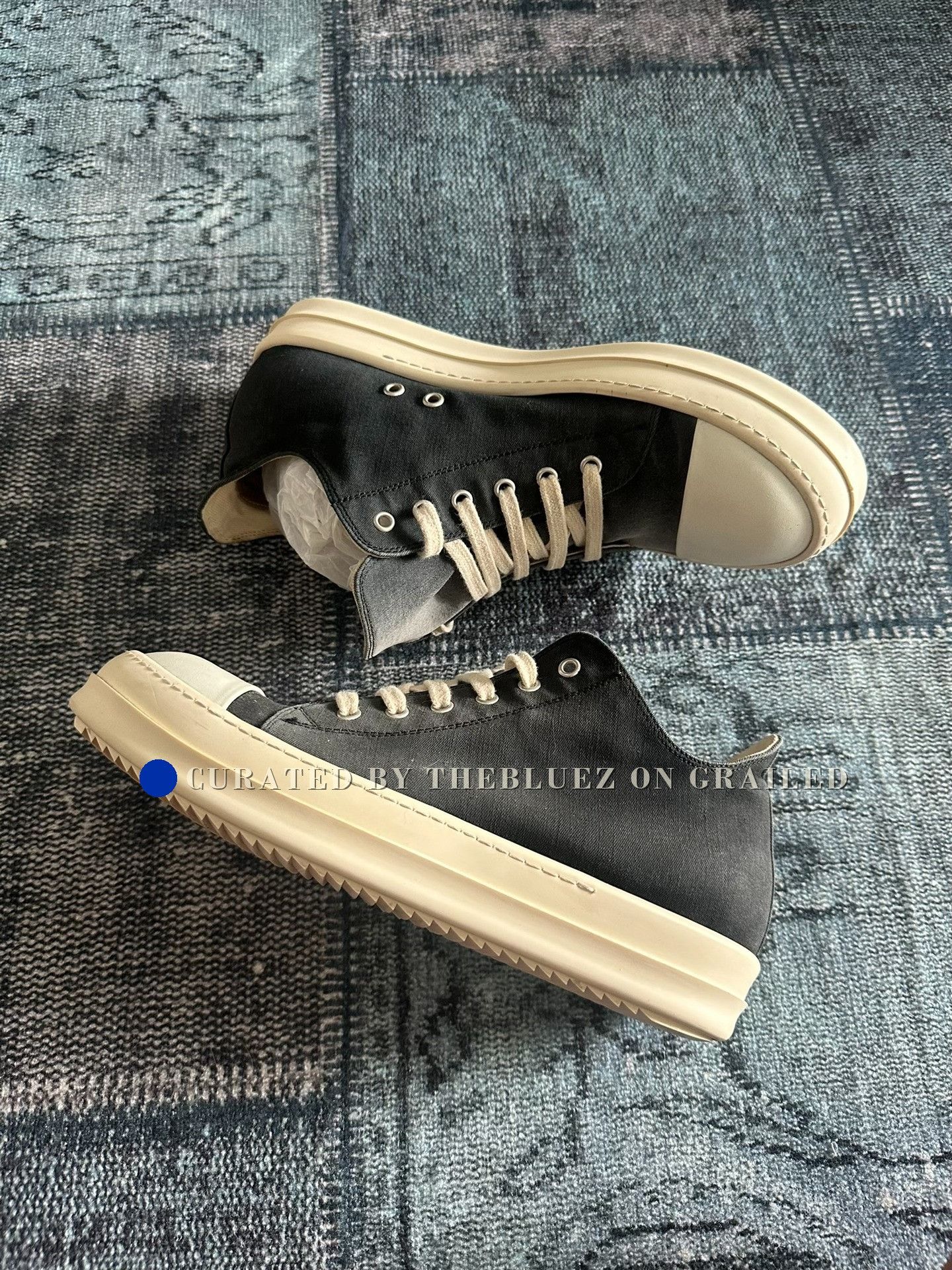 Rick Owens Rick Owens DRKSHDW Gradient Low-Top Sneakers Size US 9.5 / EU 42-43 - 2 Thumbnail