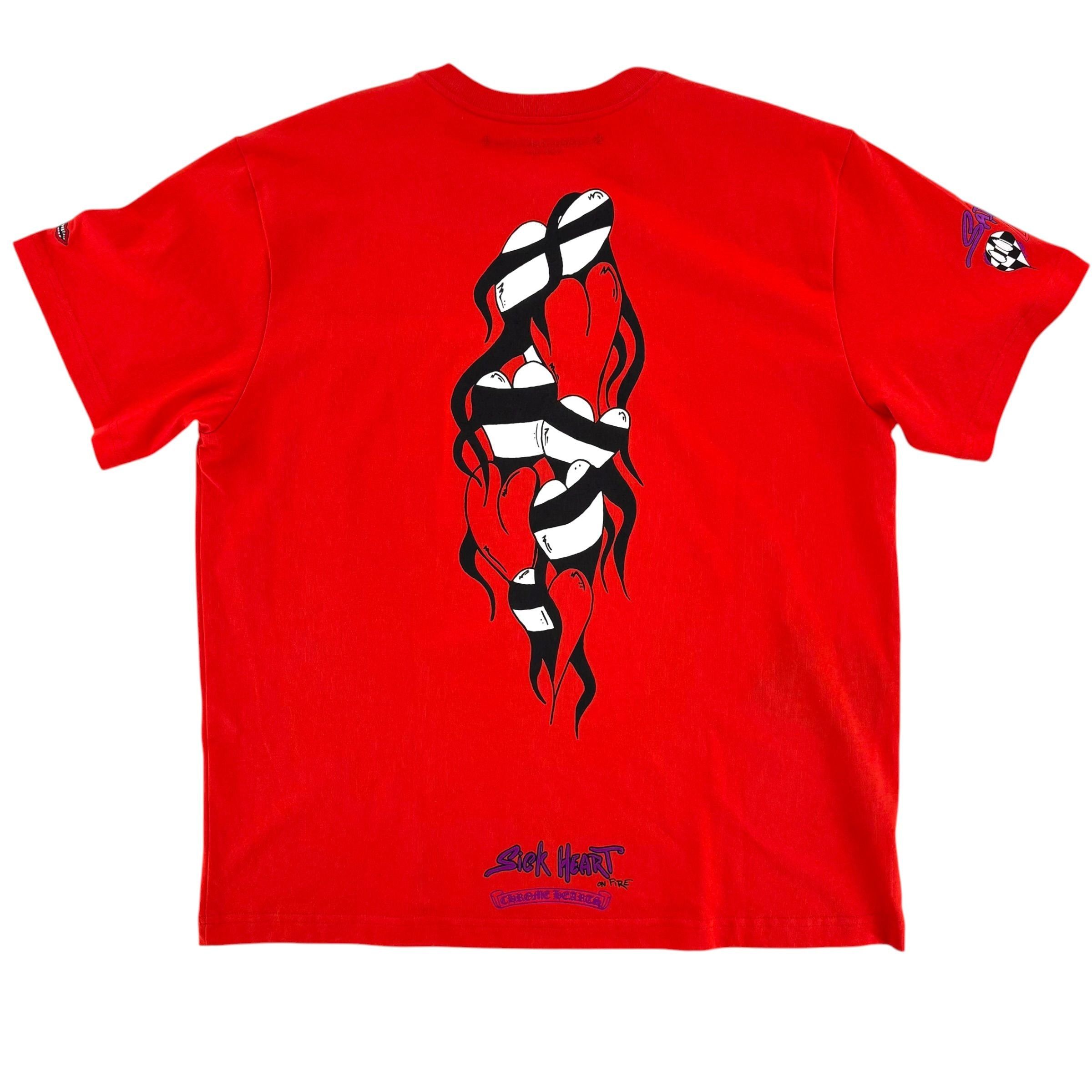 Chrome Hearts Matty Boy Sadistic Lipstick T-shirt Red Size US XL / EU 56 / 4 - 3 Thumbnail