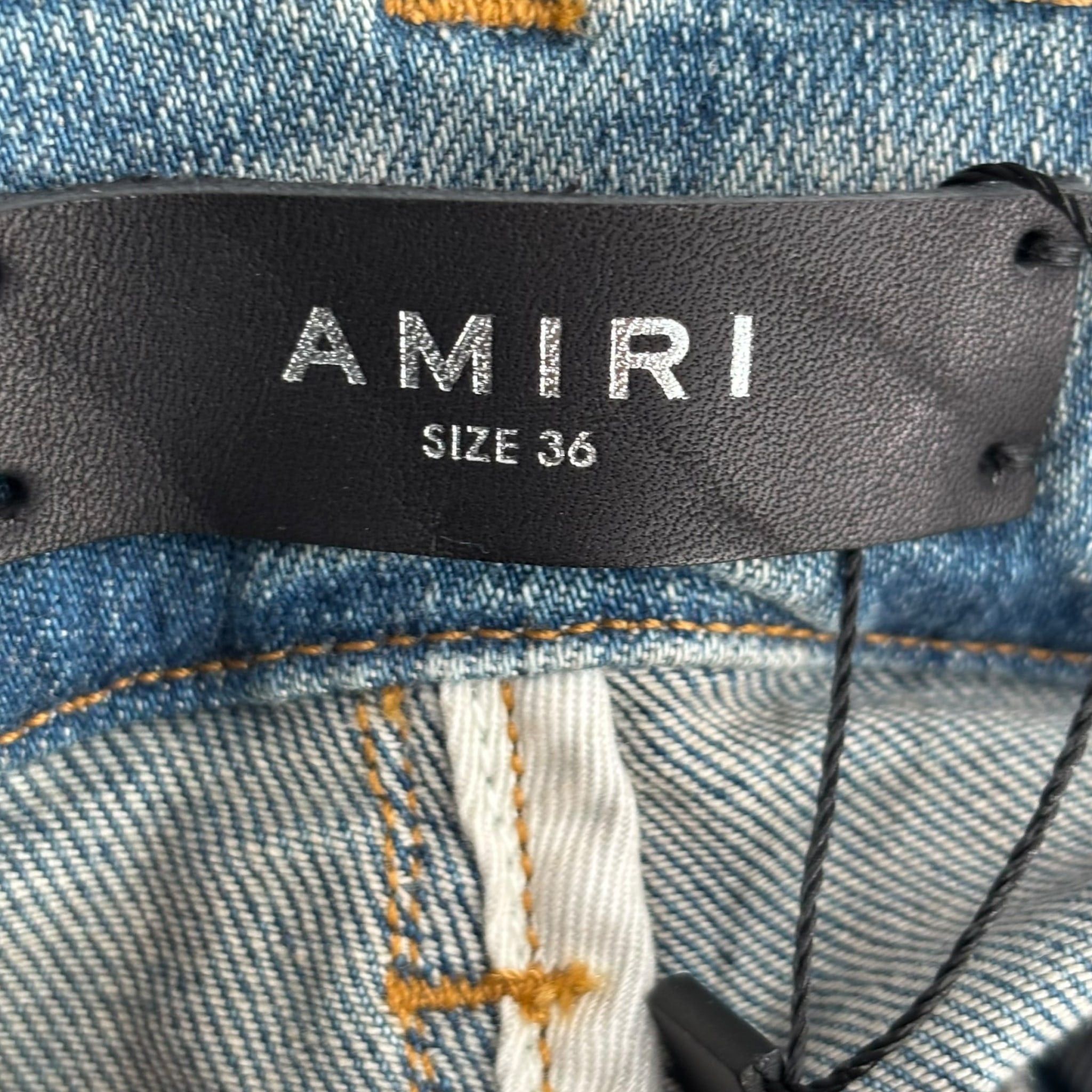 Amiri Camouflage Bone Distressed Jeans Size US 28 / EU 44 - 3 Thumbnail