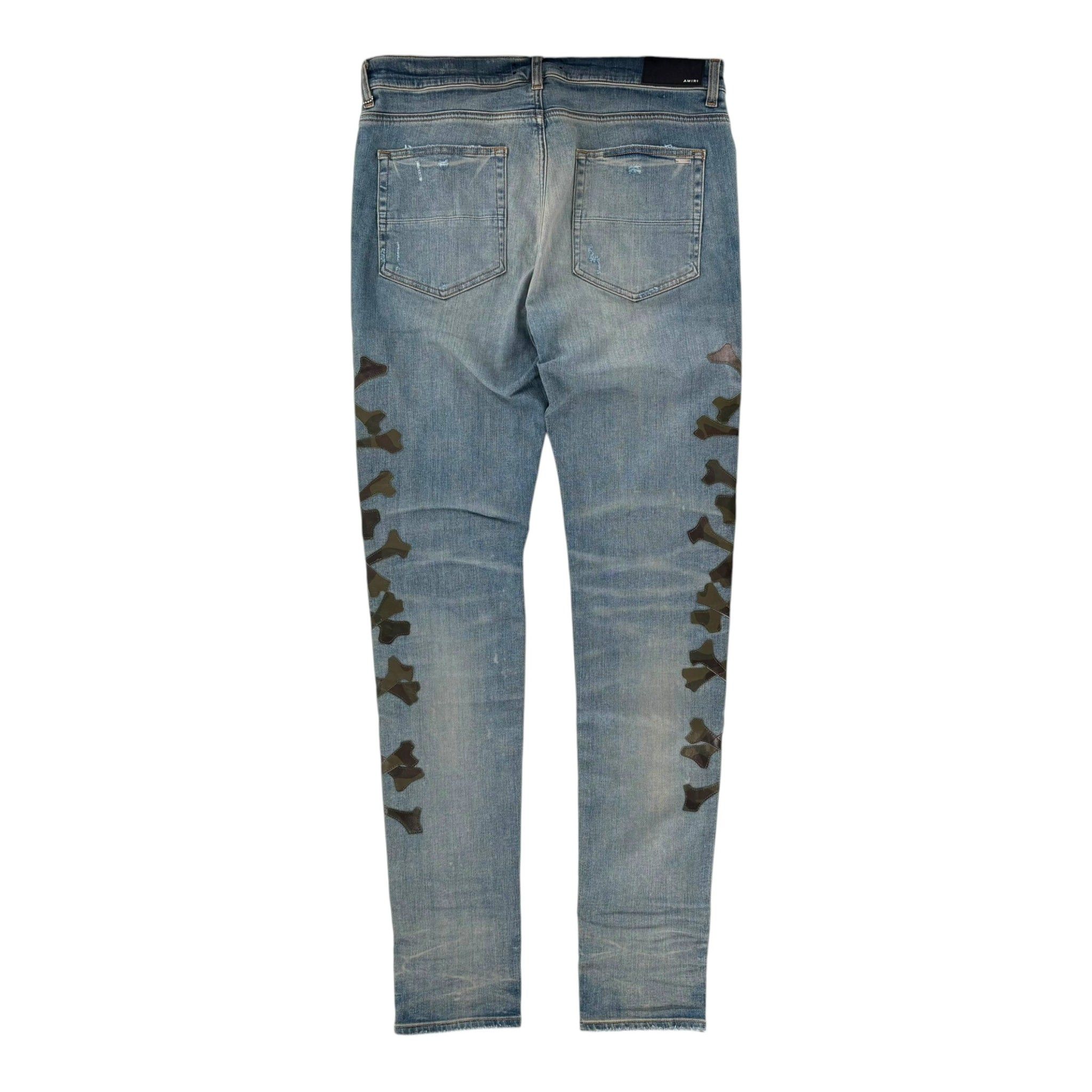 Amiri Camouflage Bone Distressed Jeans Size US 28 / EU 44 - 2 Thumbnail