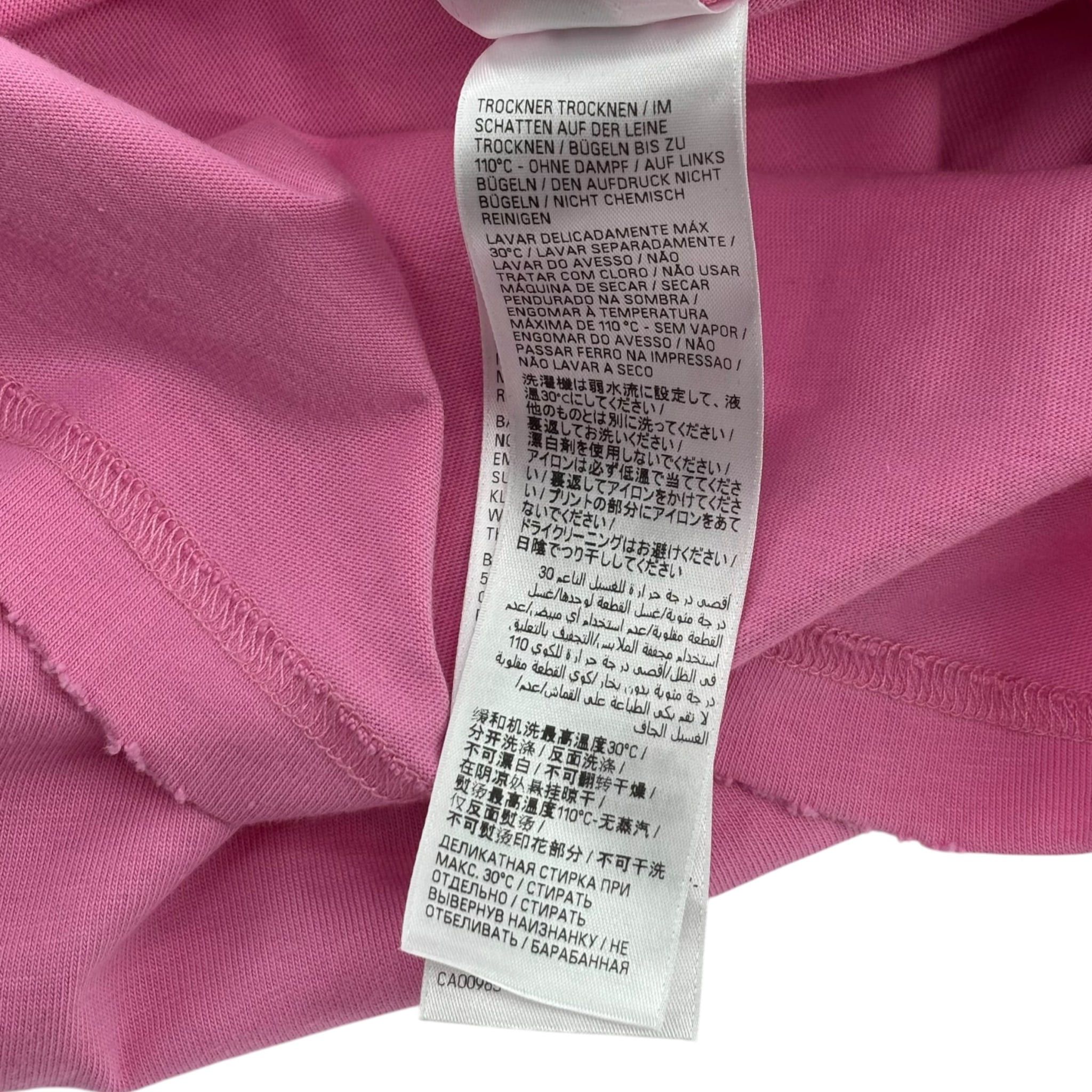 Balenciaga No Logo Printed Large Fit T-Shirt Pink Size US L / EU 52-54 / 3 - 6 Thumbnail