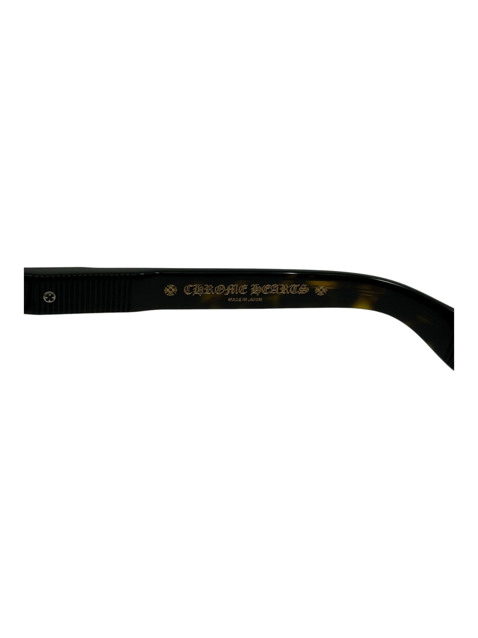 Chrome Hearts Pen15 Glasses Black Gold Size ONE SIZE - 2 Thumbnail