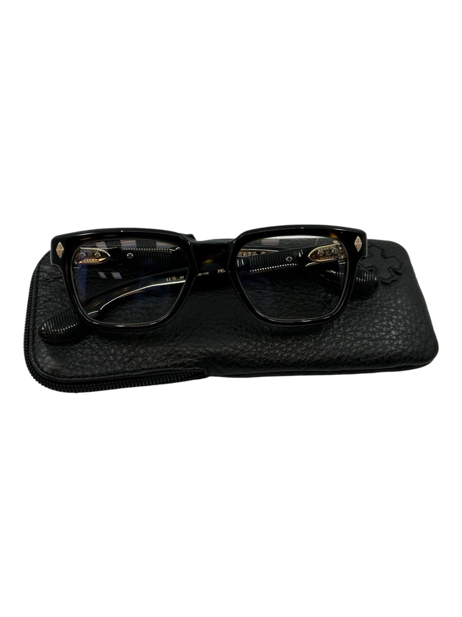 Chrome Hearts Pen15 Glasses Black Gold Size ONE SIZE - 6 Thumbnail