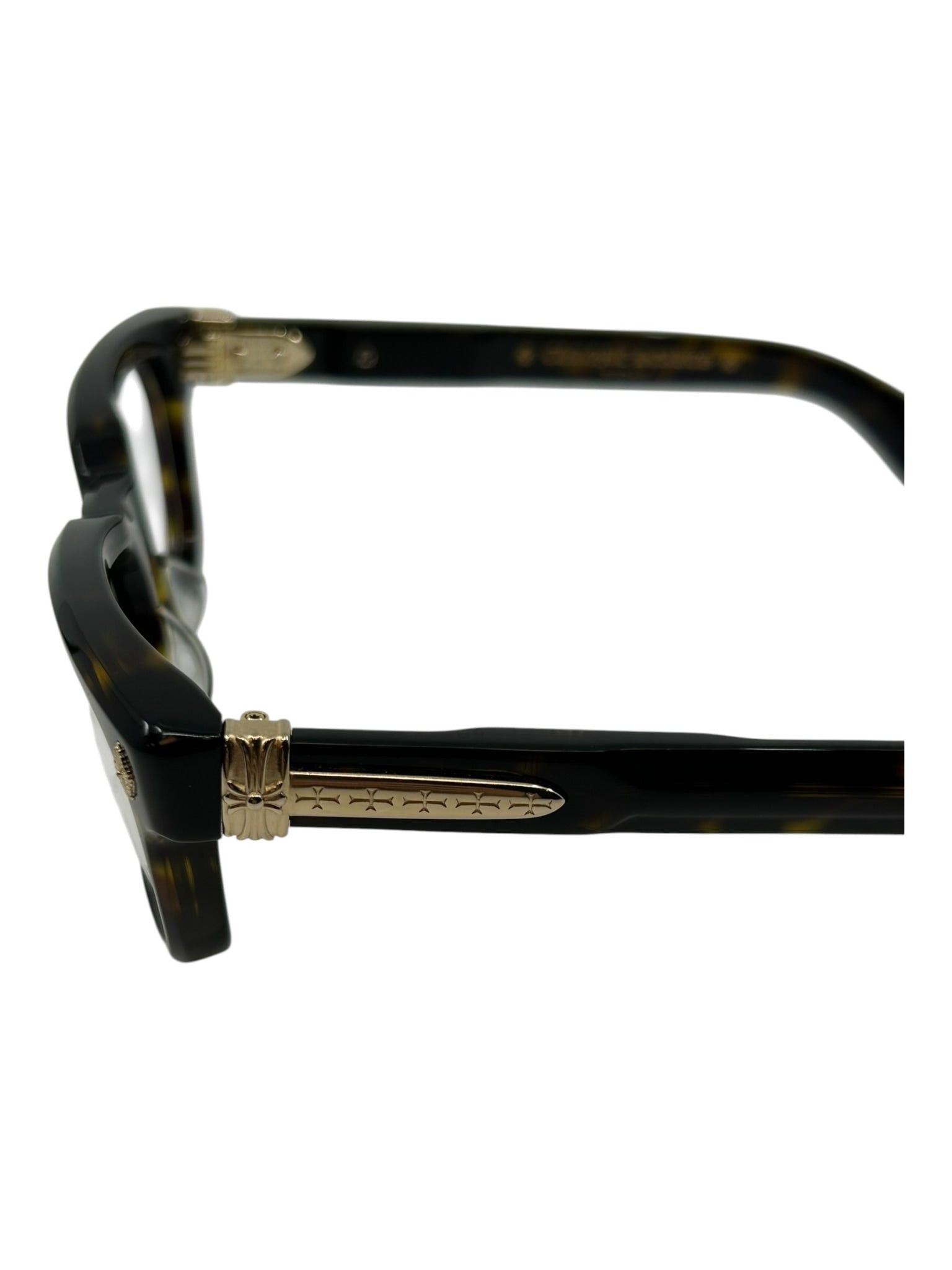 Chrome Hearts Pen15 Glasses Black Gold Size ONE SIZE - 3 Thumbnail