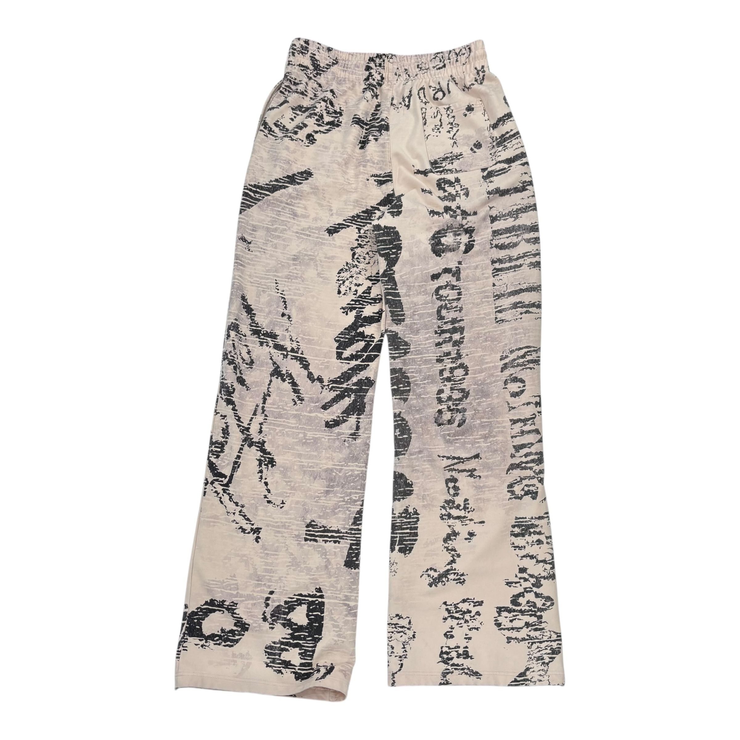Vertabrae Grafitti Sweatpants Ivory Size US 32 / EU 48 - 3 Thumbnail