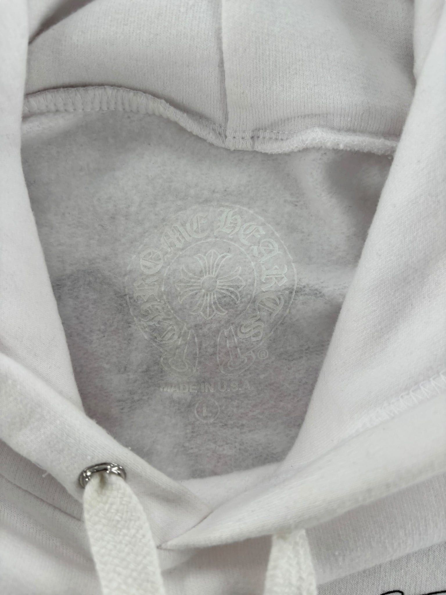 Chrome Hearts Eye Chart Dagger Hoodie White Size US L / EU 52-54 / 3 - 6 Thumbnail