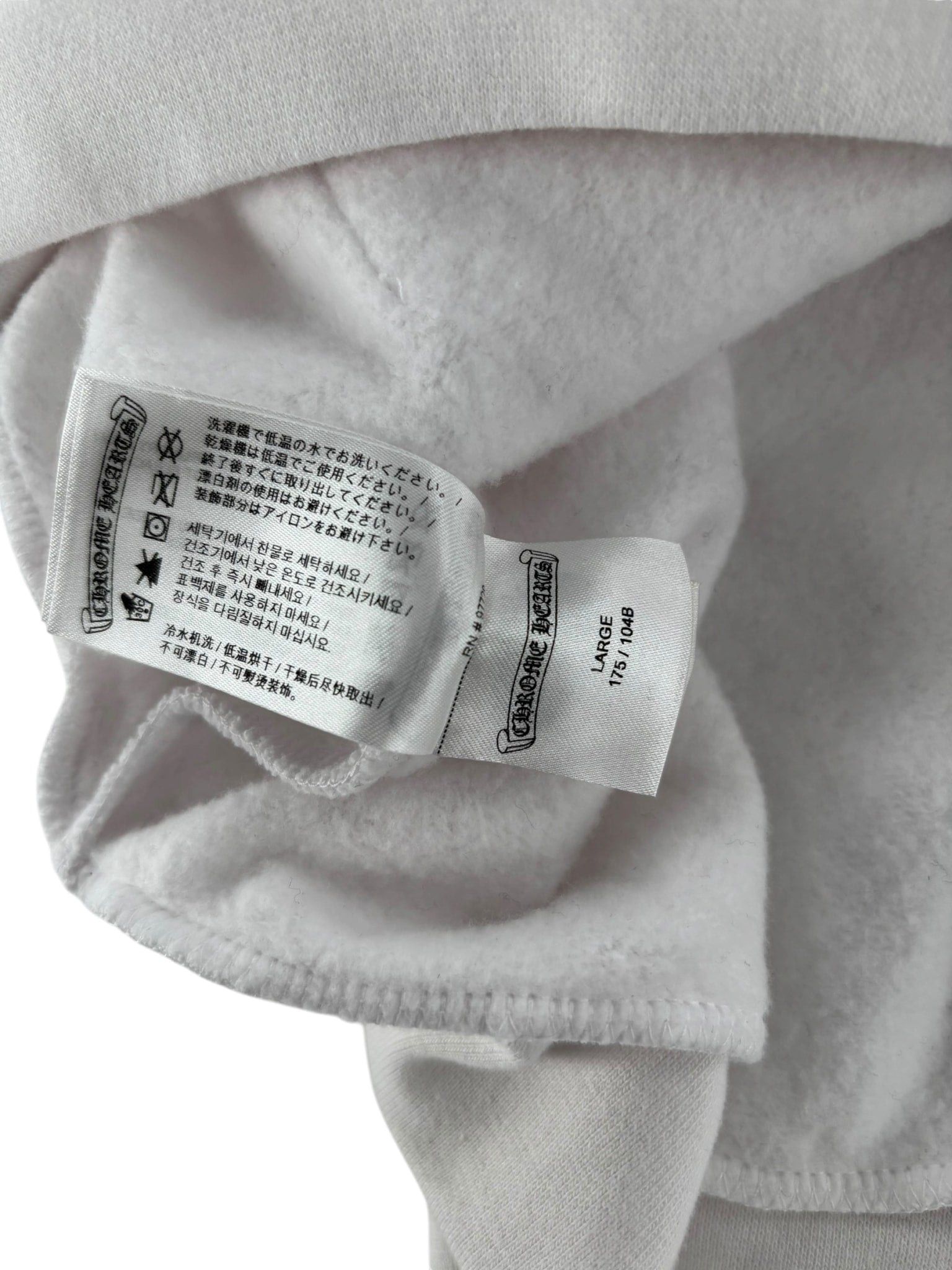 Chrome Hearts Eye Chart Dagger Hoodie White Size US L / EU 52-54 / 3 - 4 Thumbnail