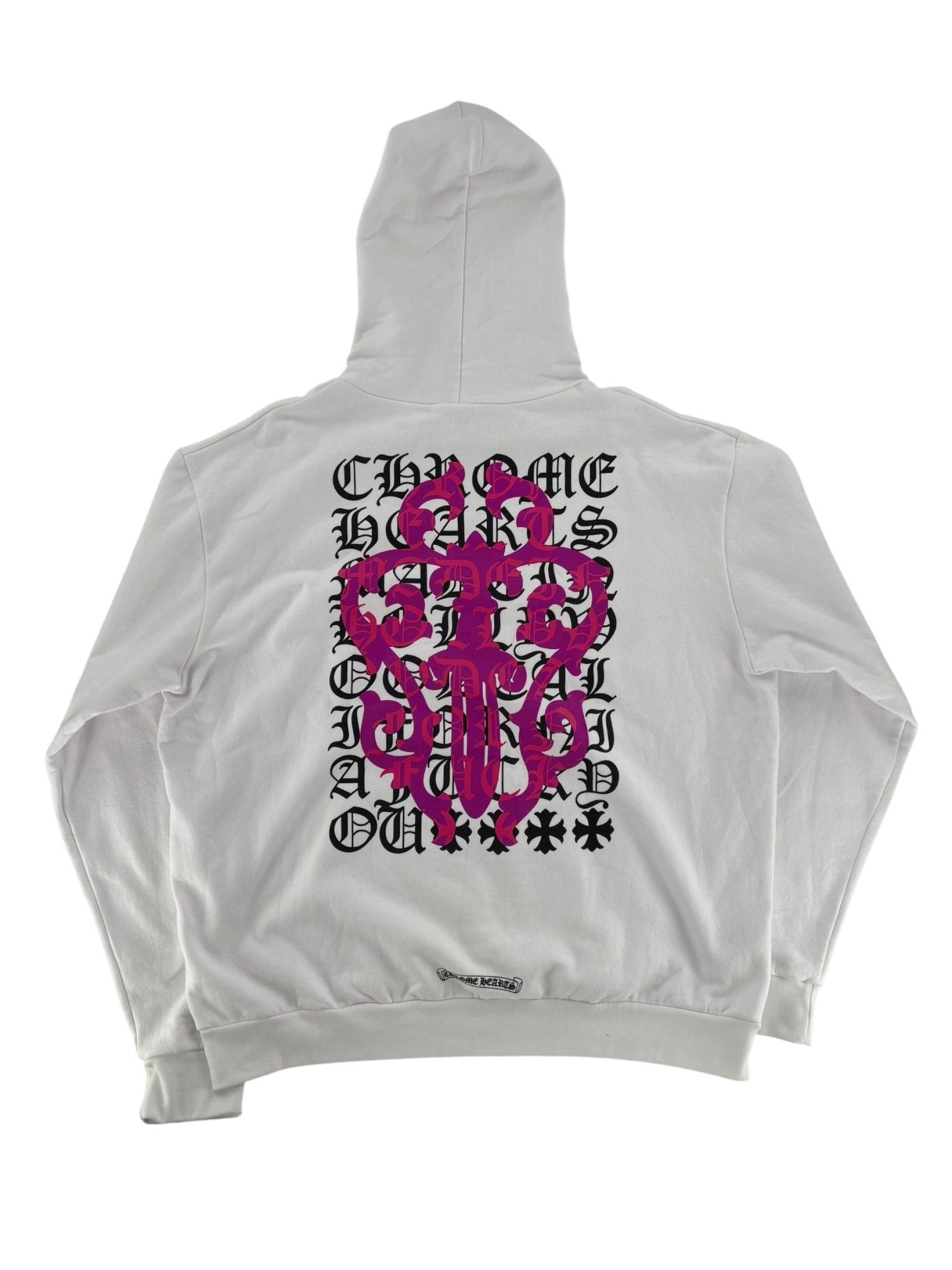 Chrome Hearts Eye Chart Dagger Hoodie White Size US L / EU 52-54 / 3 - 7 Thumbnail