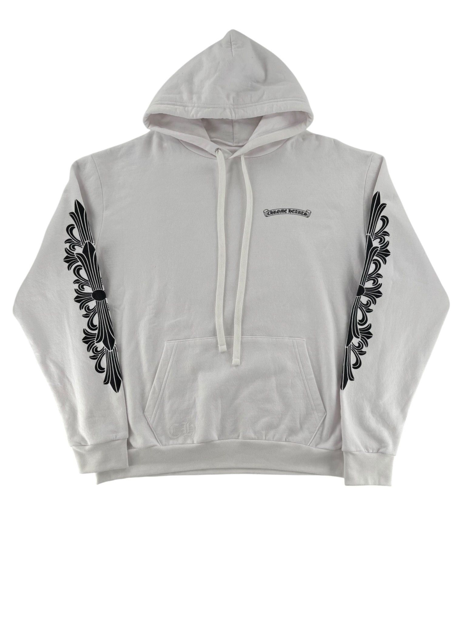 Chrome Hearts Eye Chart Dagger Hoodie White Size US L / EU 52-54 / 3 - 2 Thumbnail