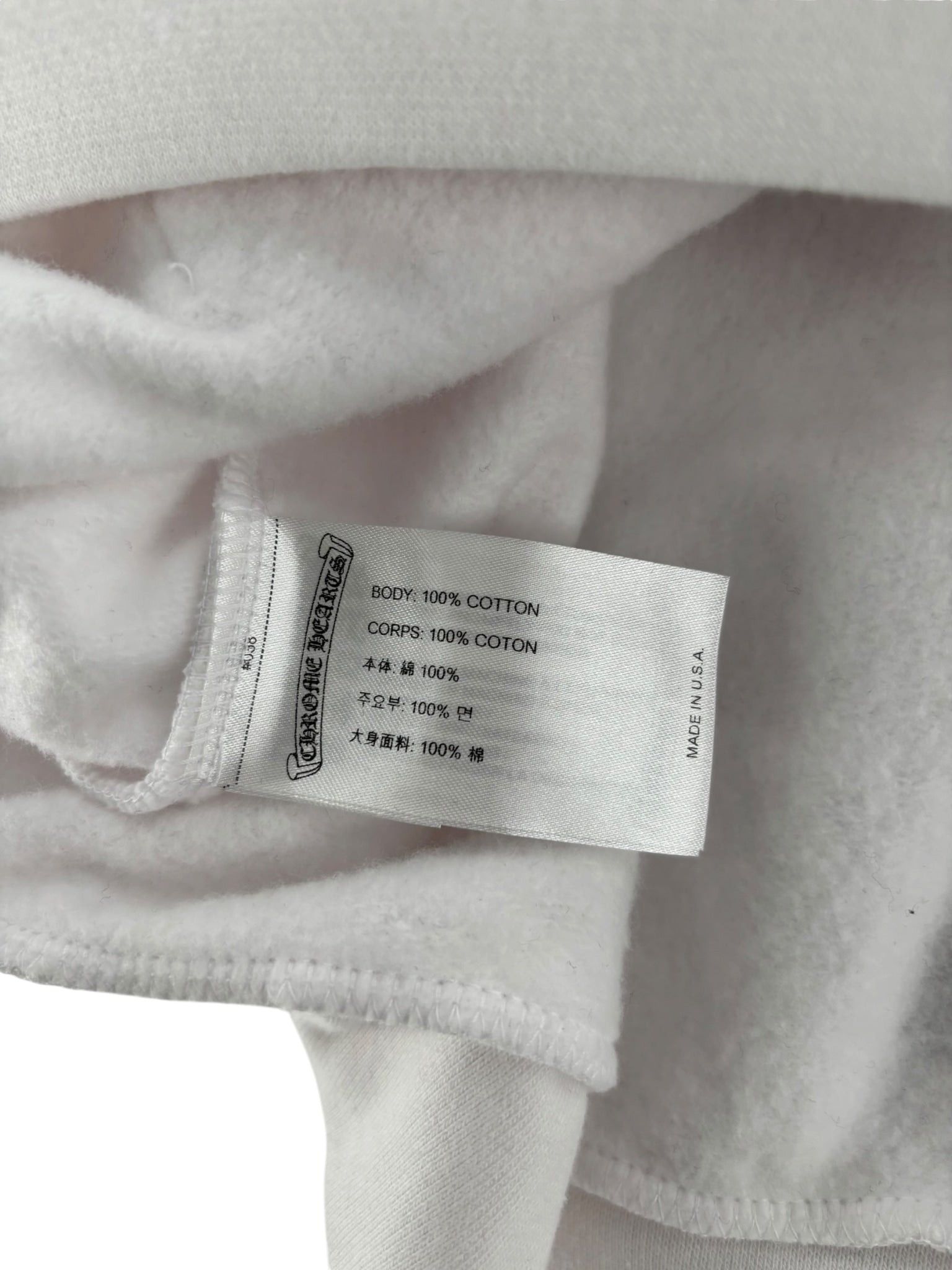 Chrome Hearts Eye Chart Dagger Hoodie White Size US L / EU 52-54 / 3 - 3 Thumbnail