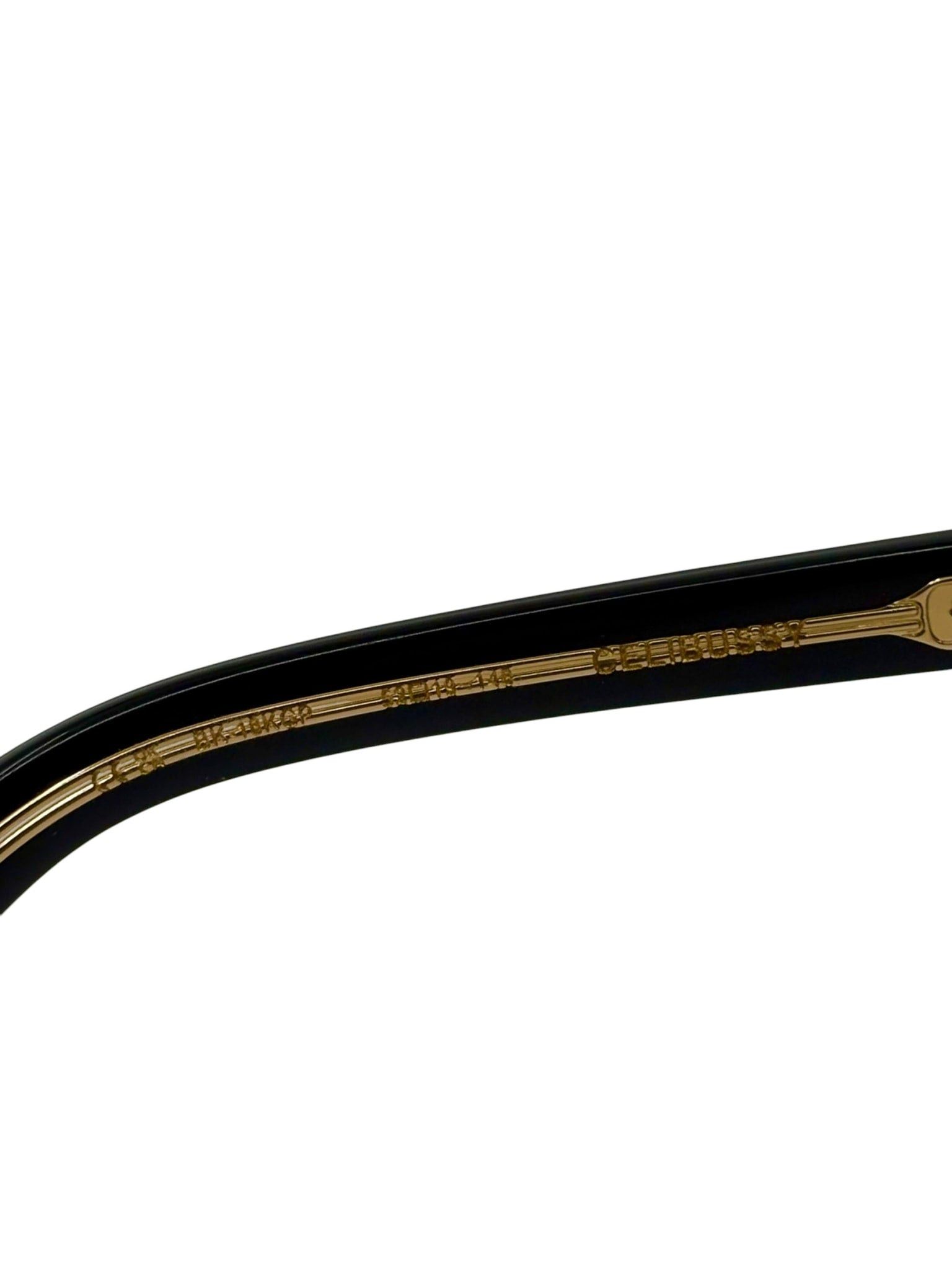Chrome Hearts Celibussy Glasses Gold & Black Size ONE SIZE - 3 Thumbnail