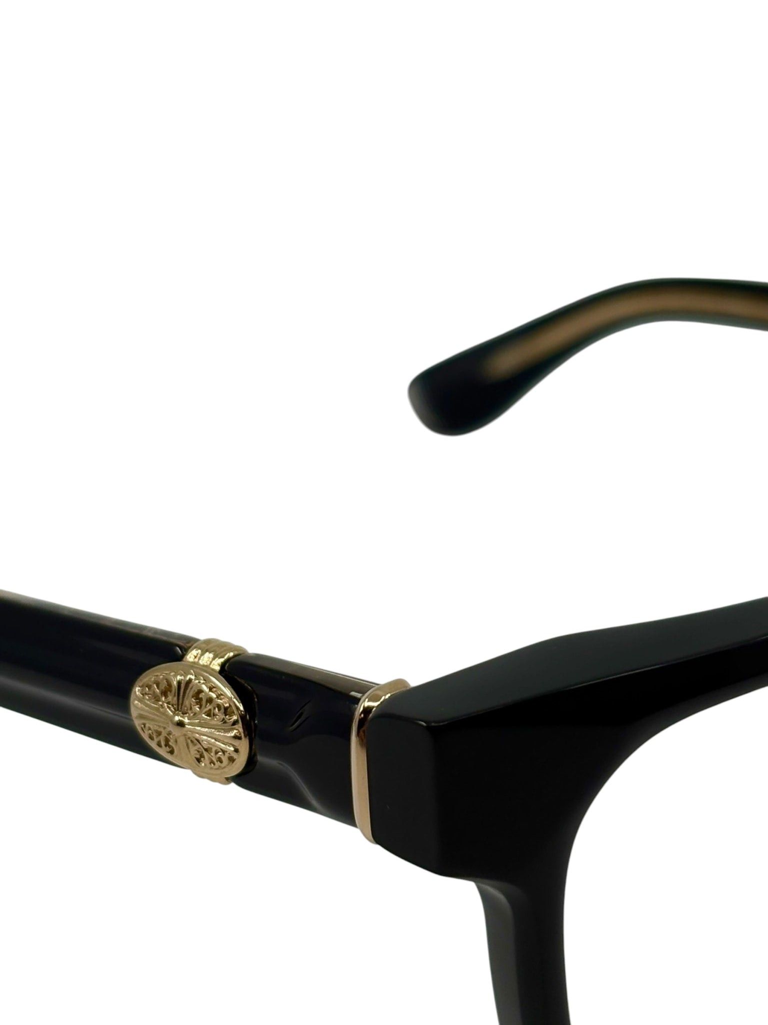 Chrome Hearts Celibussy Glasses Gold & Black Size ONE SIZE - 4 Thumbnail