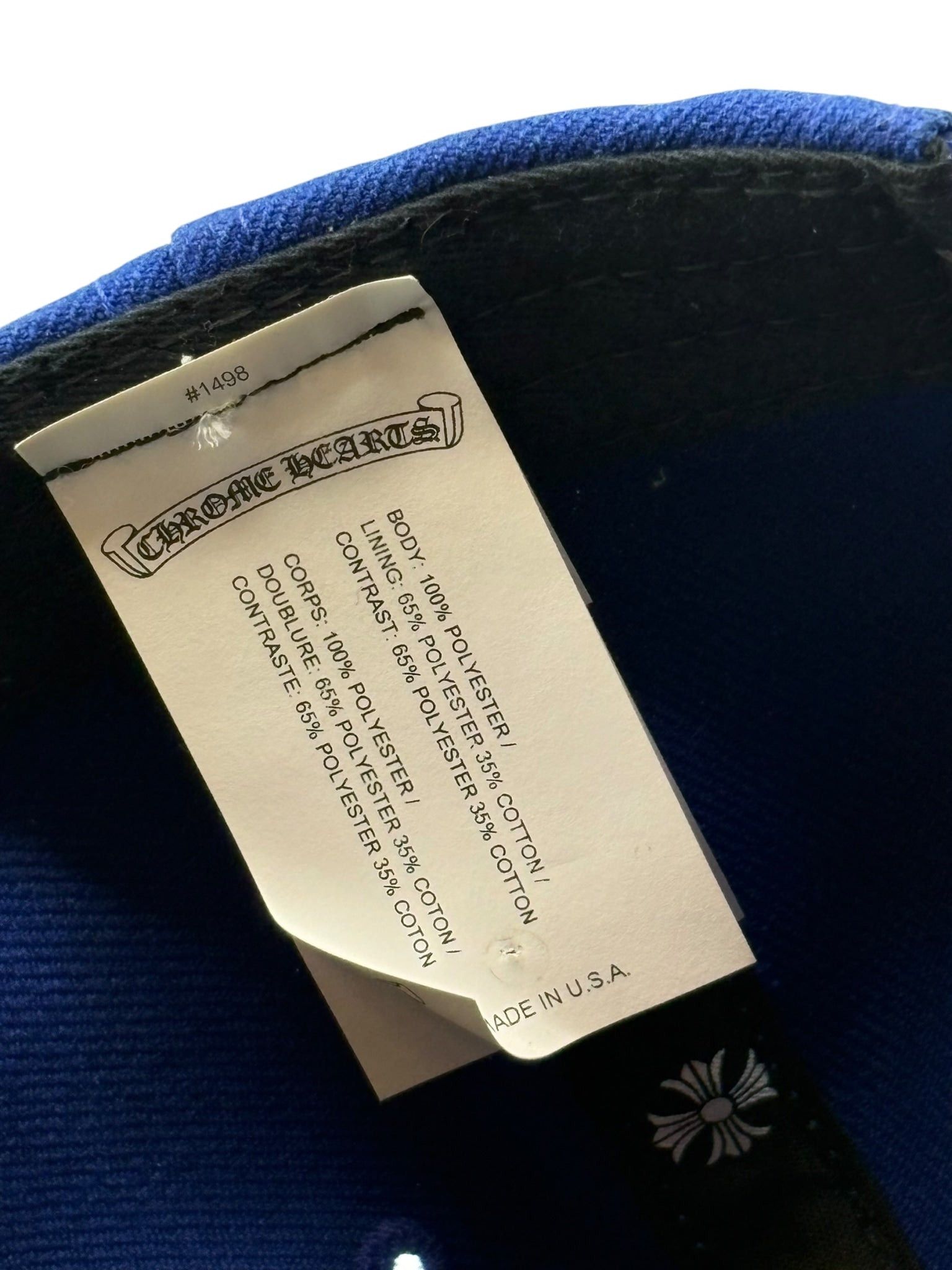 Chrome Hearts CH Logo Hat Blue Size ONE SIZE - 5 Thumbnail