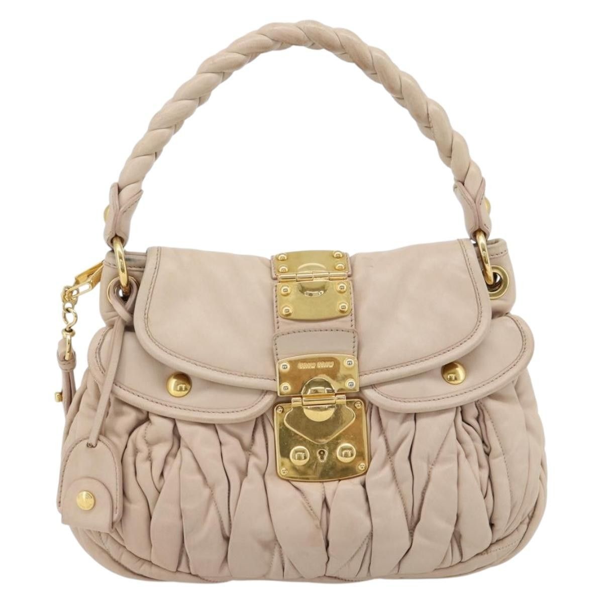 Miu Miu Miu Miu Vintage Handbag Leather Size ONE SIZE - 2 Thumbnail