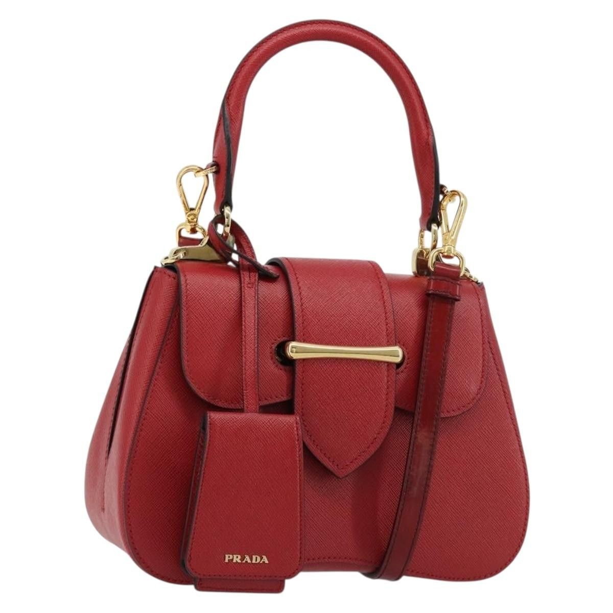 Prada Prada Sidonie Top Handle Saffiano Leather Size ONE SIZE - 24 Thumbnail