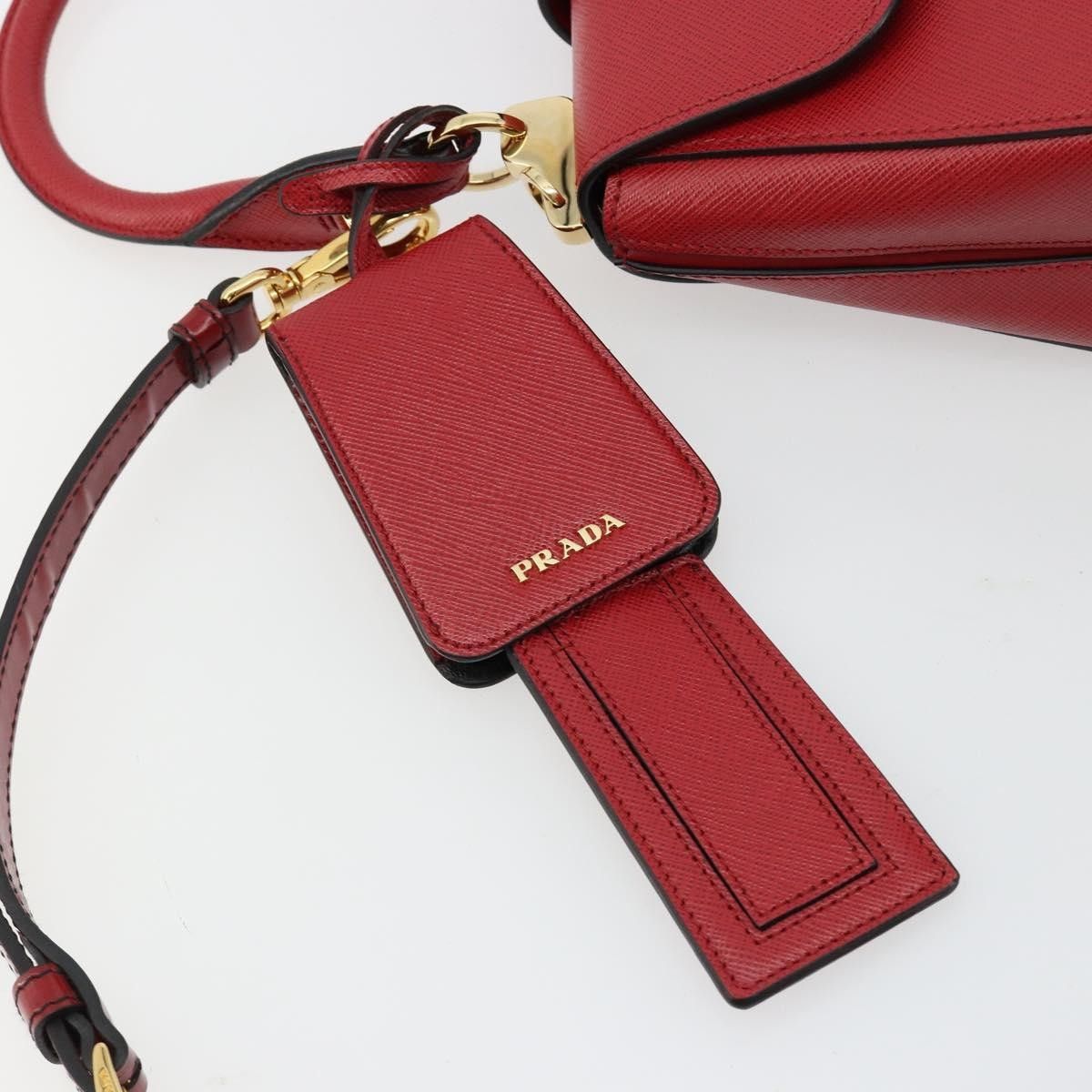 Prada Prada Sidonie Top Handle Saffiano Leather Size ONE SIZE - 13 Thumbnail