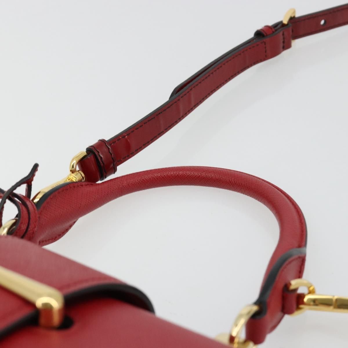 Prada Prada Sidonie Top Handle Saffiano Leather Size ONE SIZE - 15 Thumbnail
