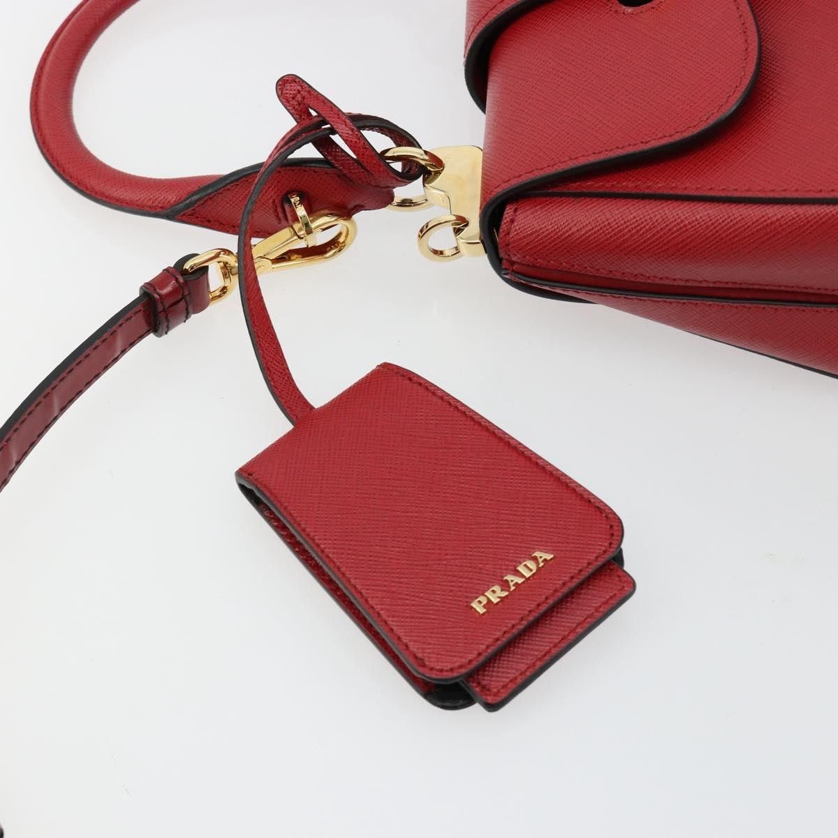 Prada Prada Sidonie Top Handle Saffiano Leather Size ONE SIZE - 18 Thumbnail