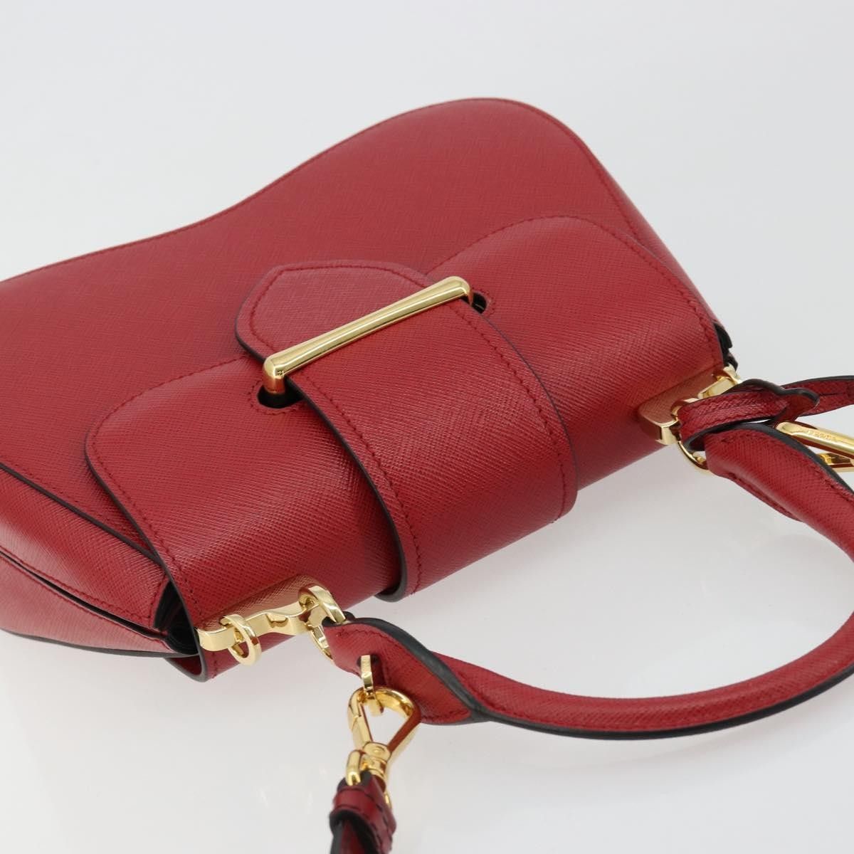 Prada Prada Sidonie Top Handle Saffiano Leather Size ONE SIZE - 16 Thumbnail