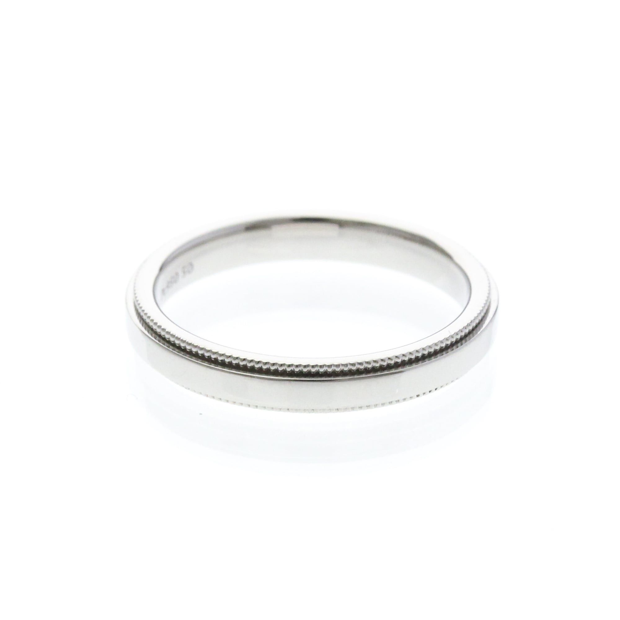 Tiffany & Co. Tiffany & Co. Classic Milgrain Band Ring Platinum Size ONE SIZE - 3 Thumbnail