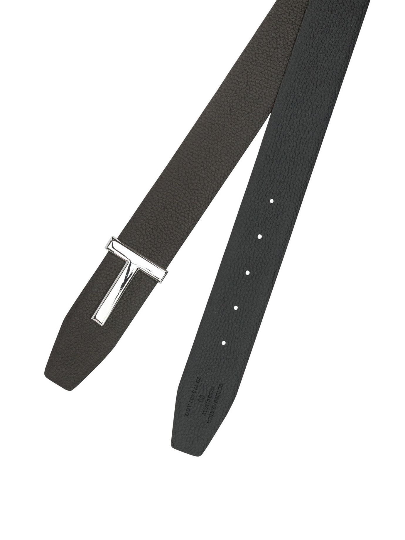Tom Ford T Icon Reversible Leather Belt Size ONE SIZE - 3 Thumbnail