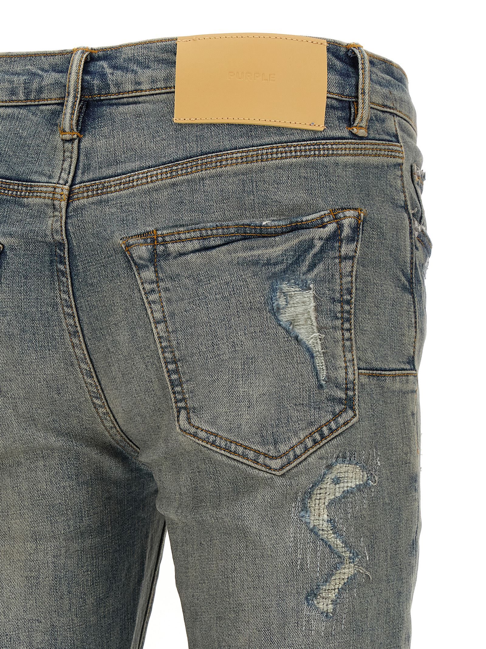 Purple 'P001 Light Blue Vintage' Jeans Size US 32 / EU 48 - 4 Thumbnail