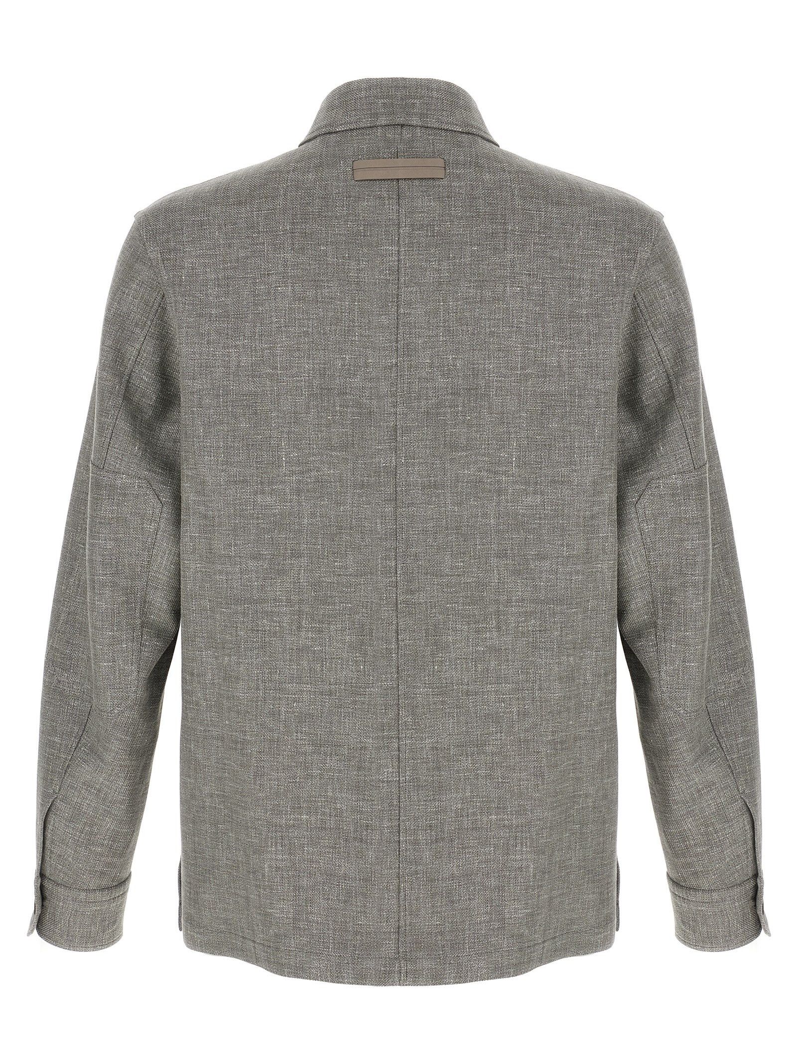 Ermenegildo Zegna 'Crossover' Overshirt Size US XL / EU 56 / 4 - 2 Thumbnail
