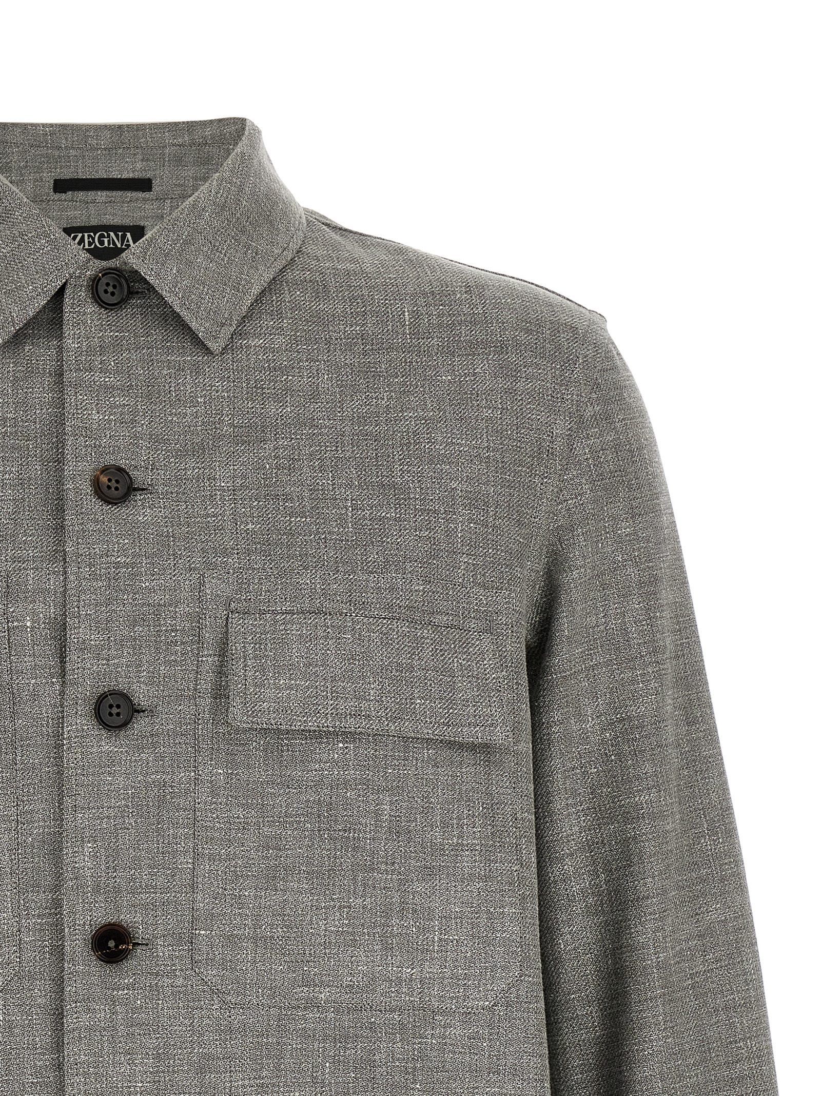Ermenegildo Zegna 'Crossover' Overshirt Size US XL / EU 56 / 4 - 3 Thumbnail