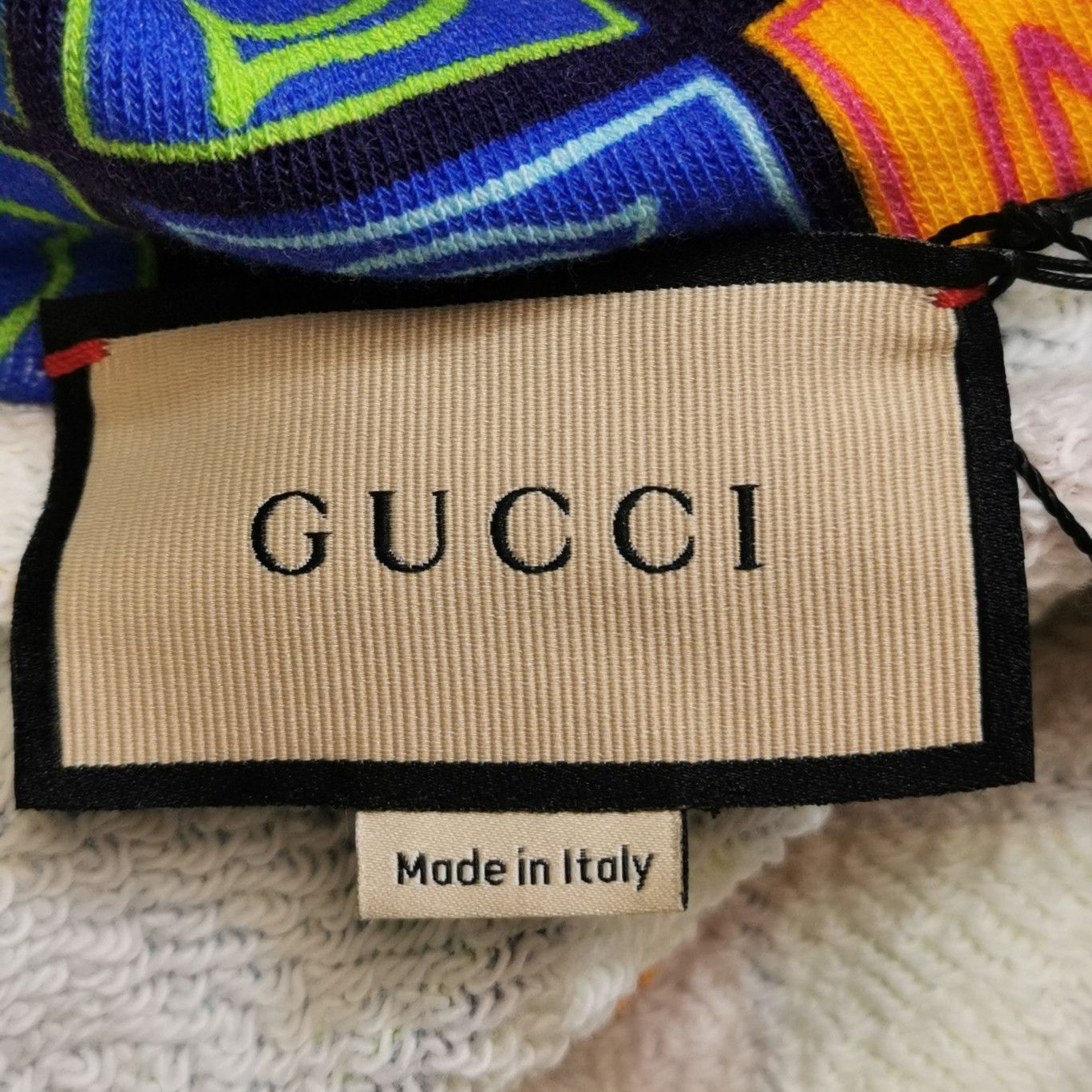 Gucci Gucci Multi Color Letter Print Quarter Zip Sweatshirt M Size US M / EU 48-50 / 2 - 5 Thumbnail