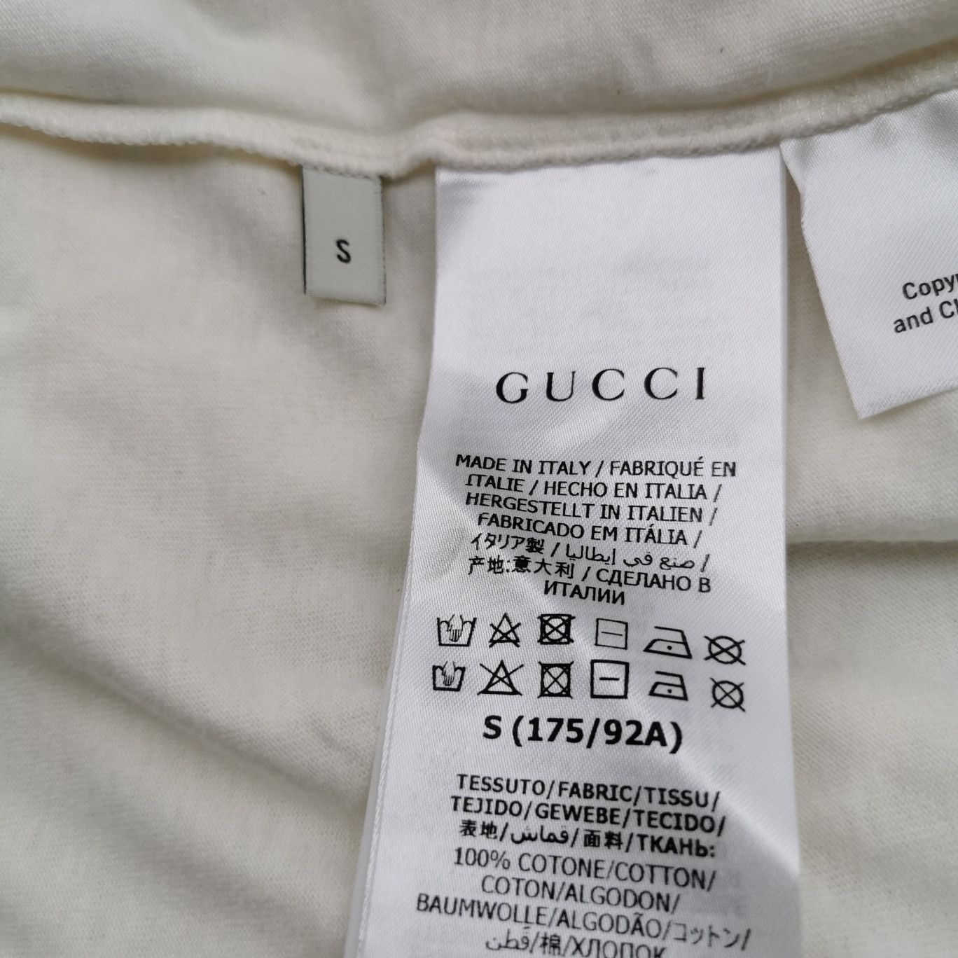 Gucci Gucci Graphic Long Sleeve T-Shirt Size S Size US S / EU 44-46 / 1 - 6 Thumbnail